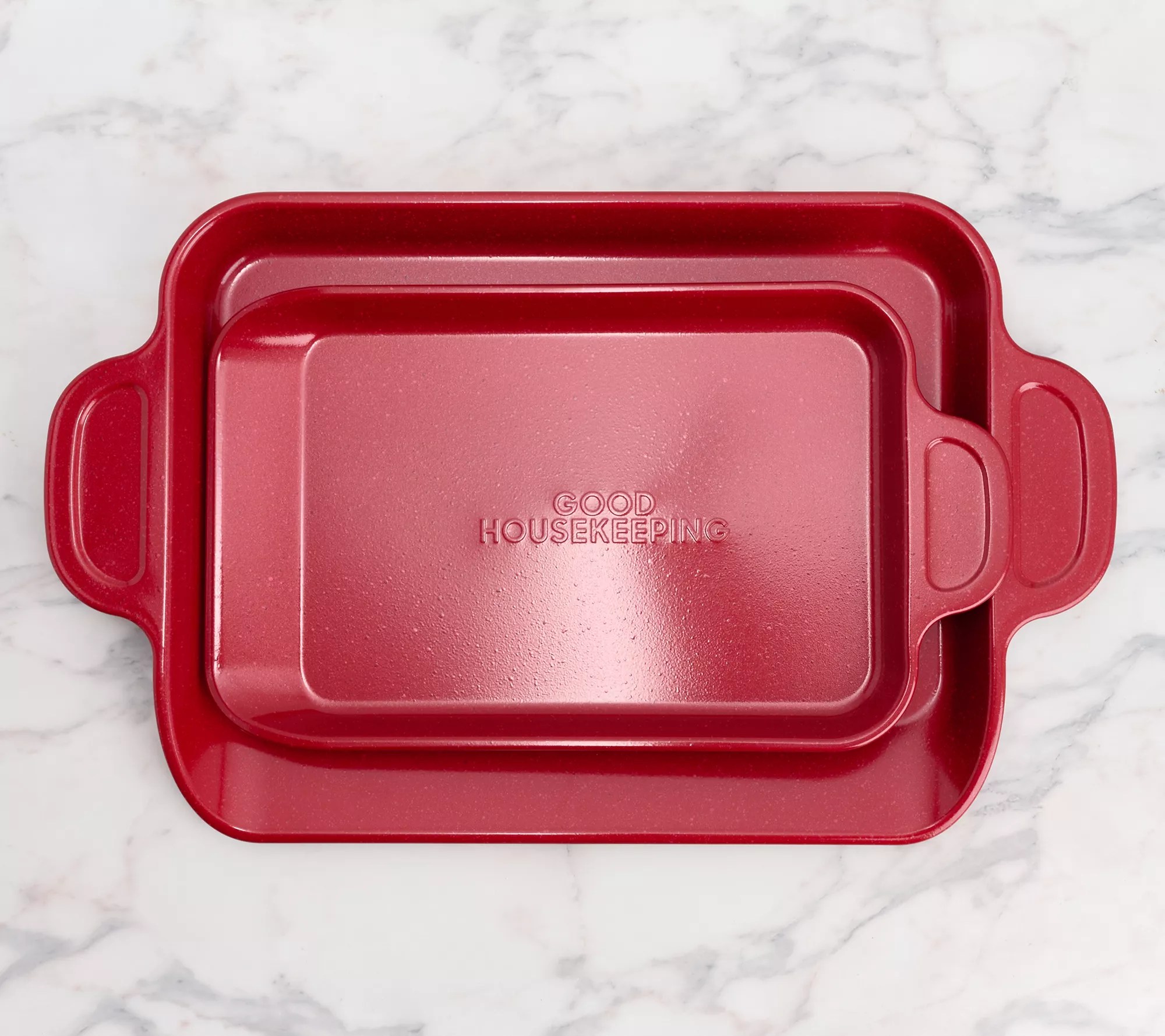 Good Housekeeping 2Pc ReliaPan Nonstick Slide Out Pans