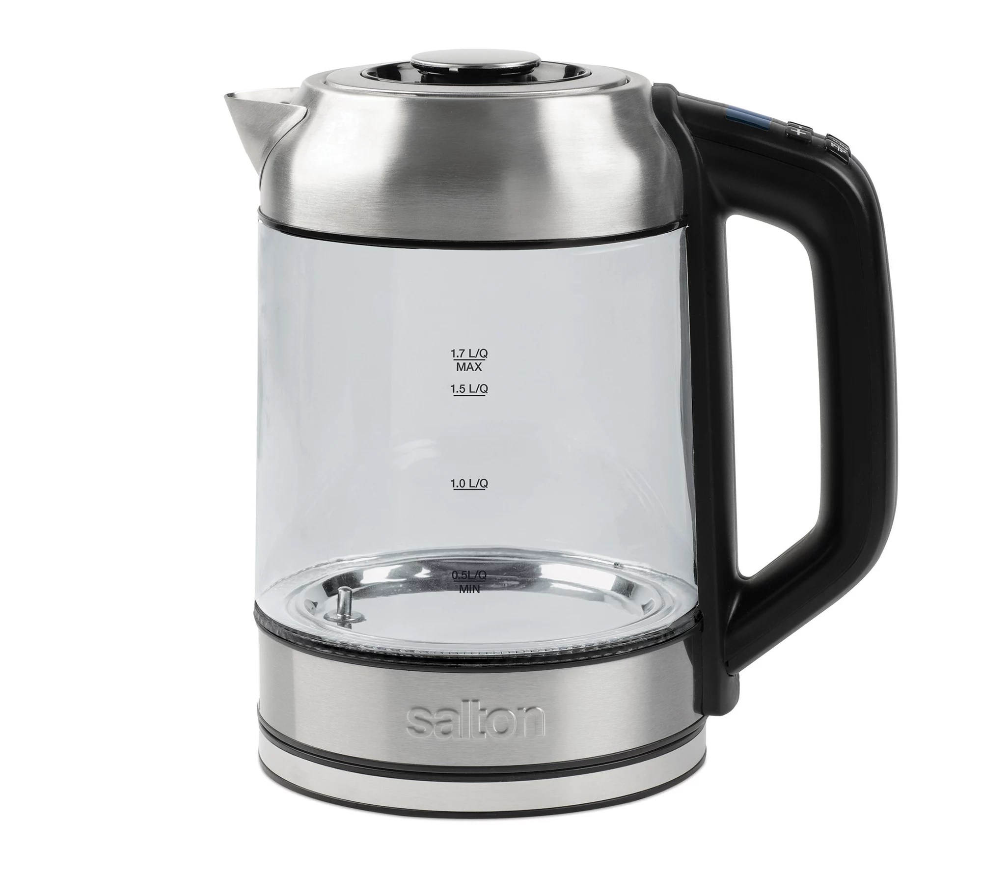 Salton 1.7Liter Glass Kettle & Tea Steeper