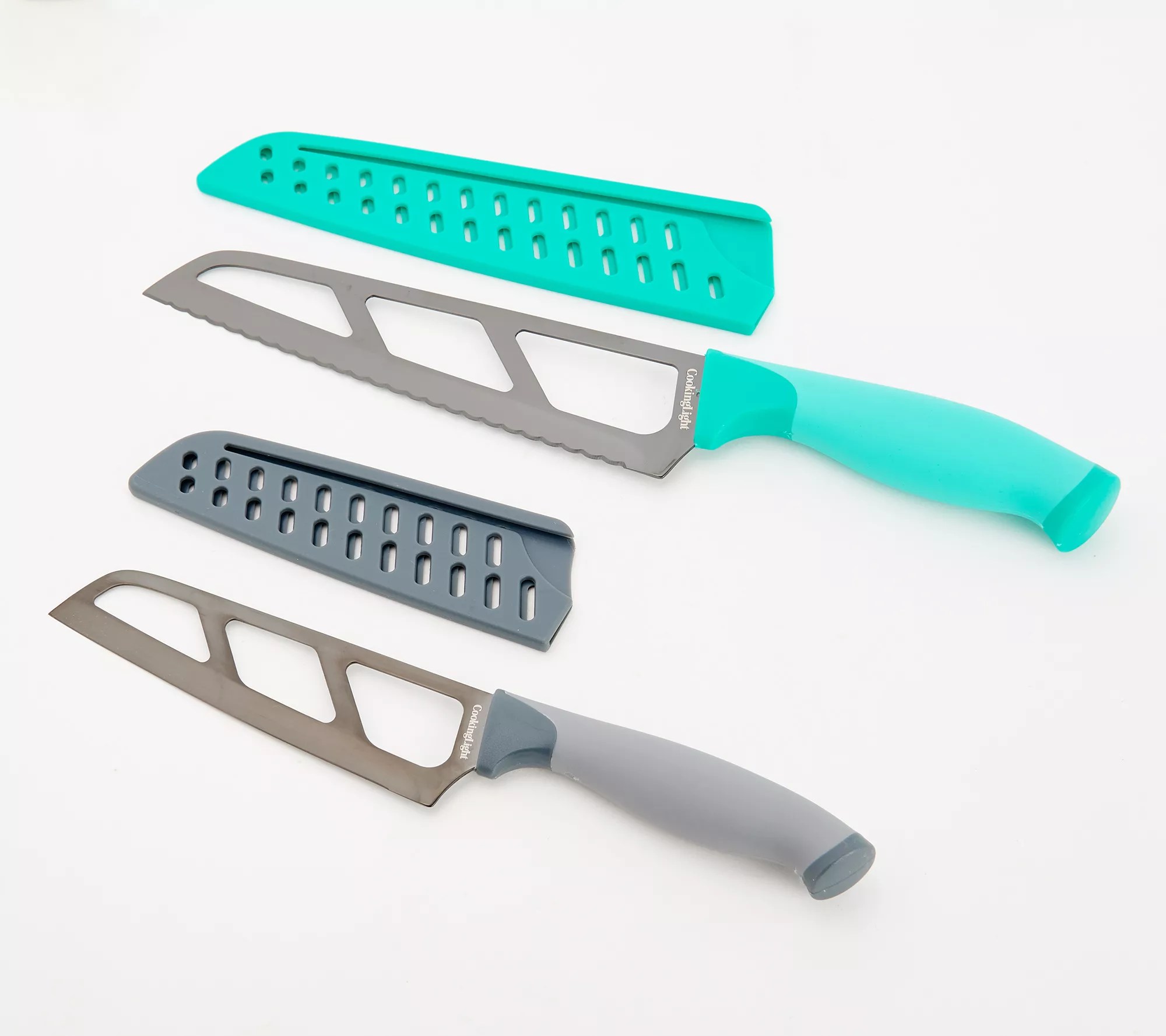 Cooking Light 2Piece Straight & Serrated Santoku Knives