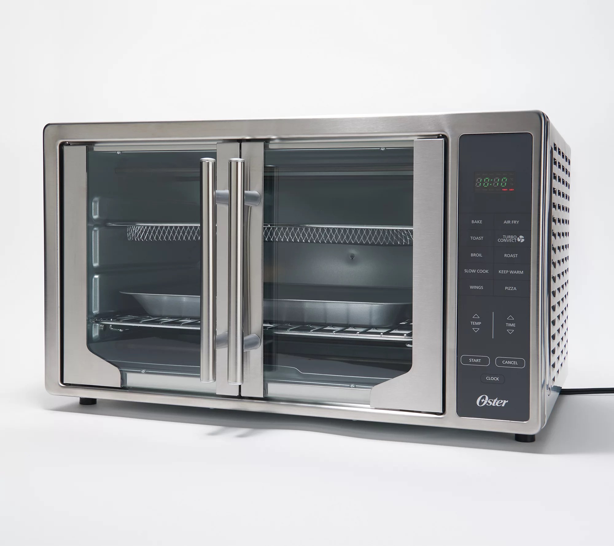 "As Is" Oster XL Air Fryer Digital 10in1 French Door Convection Oven