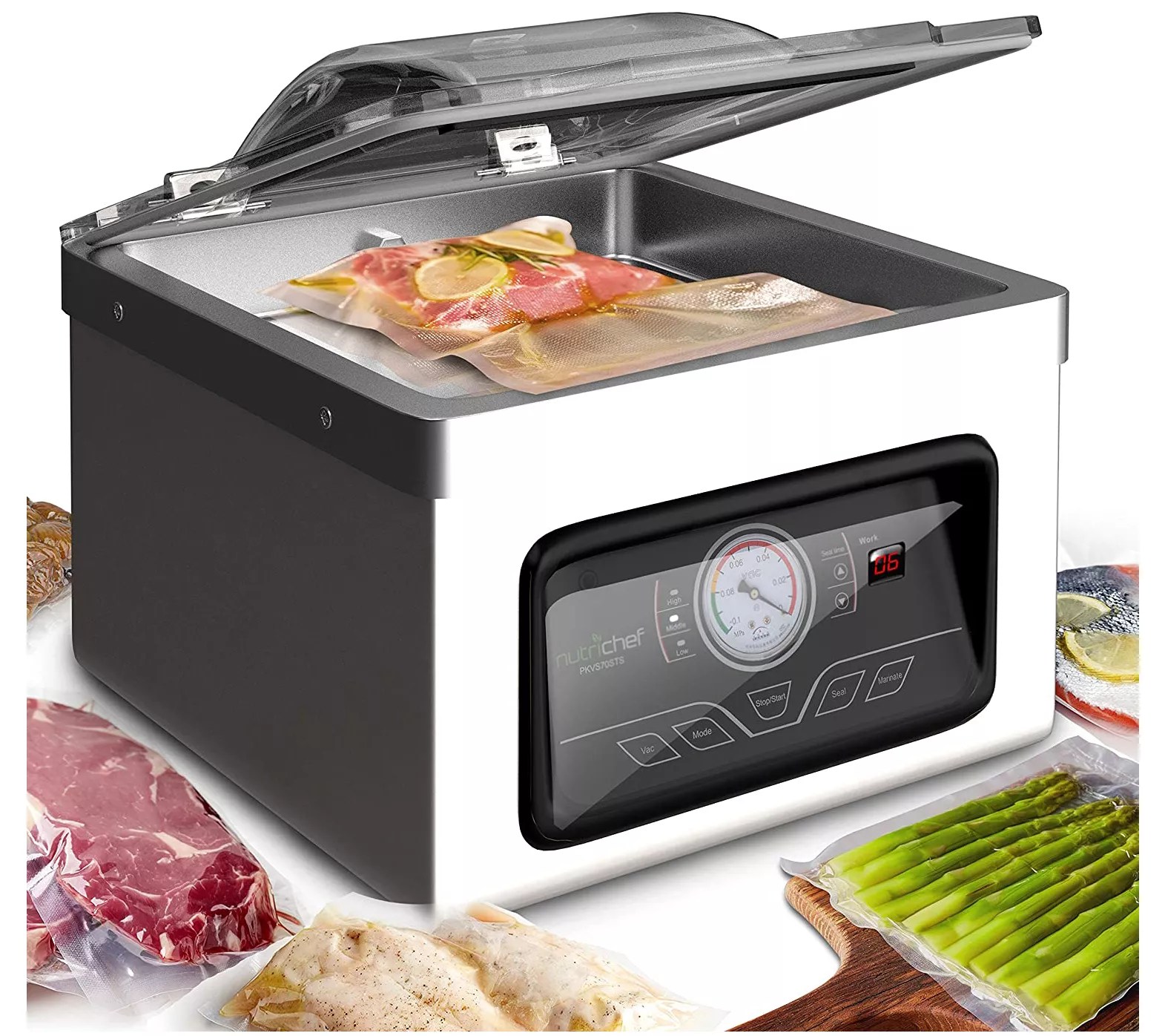 Nutrichef Chamber Food Vacuum Sealer System