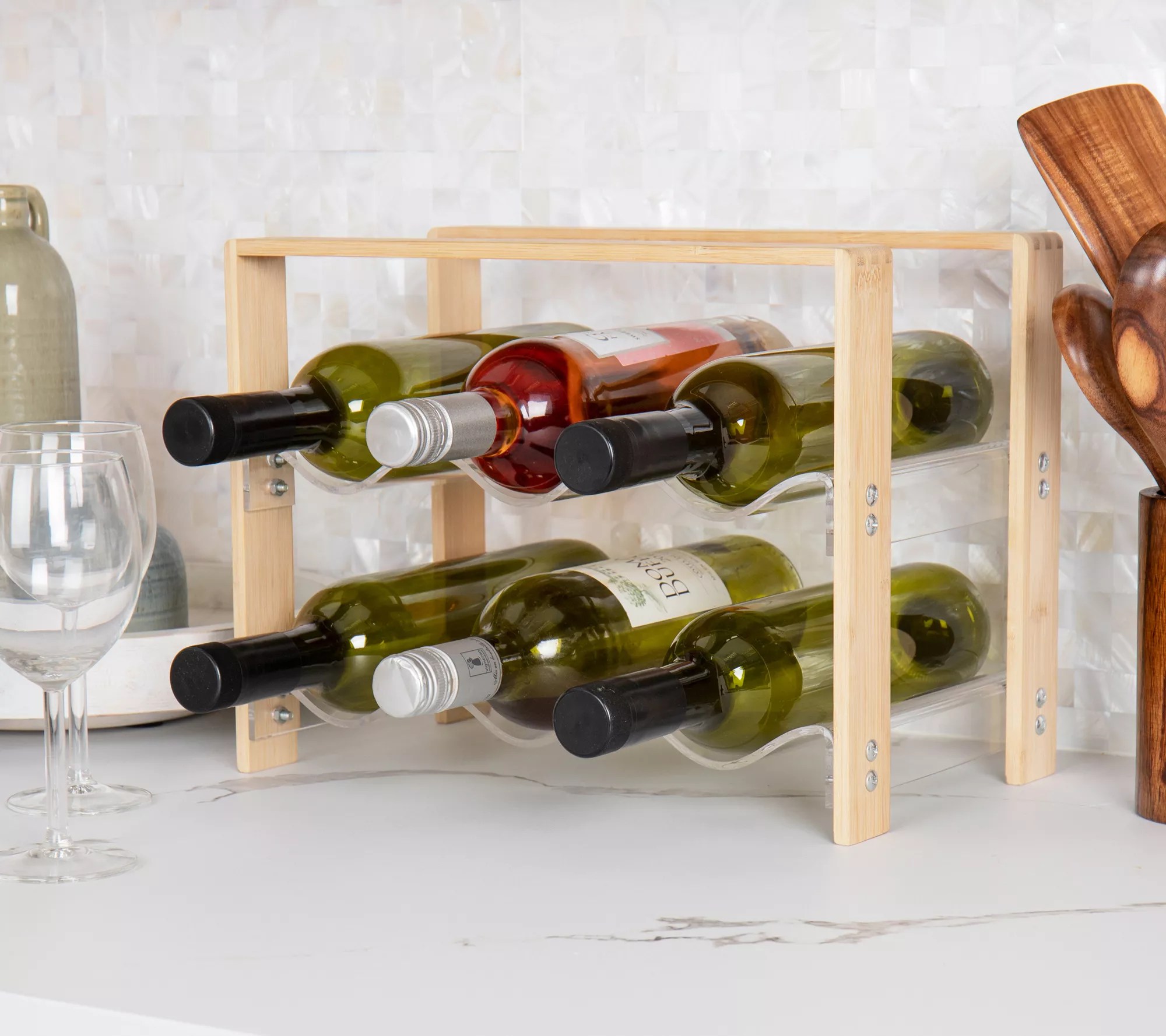 Mind Reader Modern Collection Wine Rack