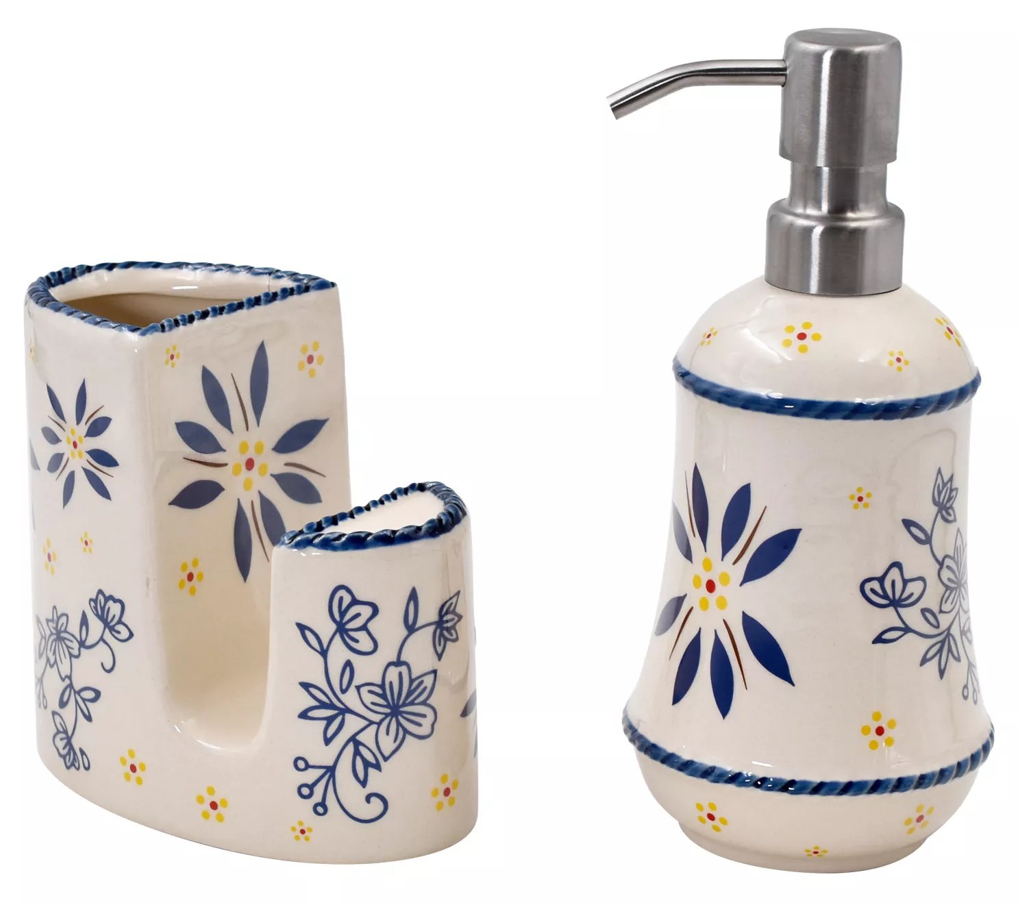 Temptations Soap Dispenser with Sponge Holder