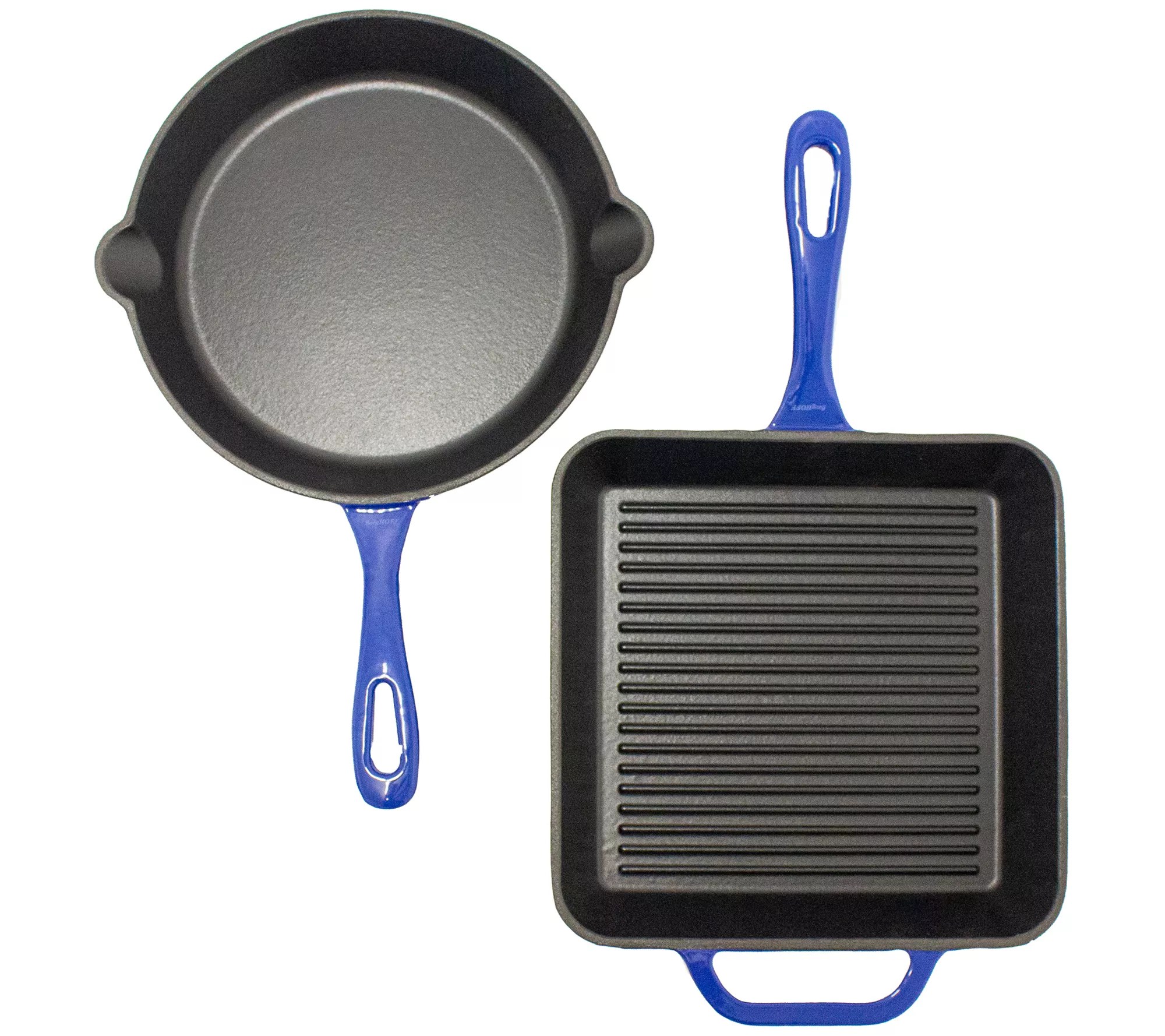 BergHOFF 2Piece Enamel on Cast Iron 10" Fry & Grill Pan Set