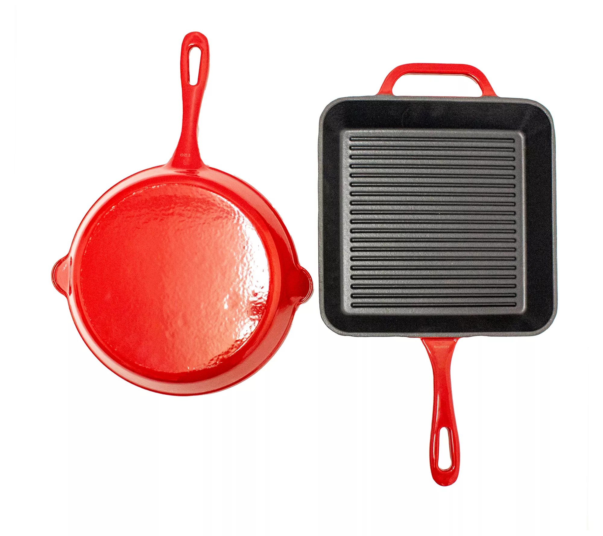 BergHOFF 2Piece Enamel on Cast Iron 10" Fry & Grill Pan Set