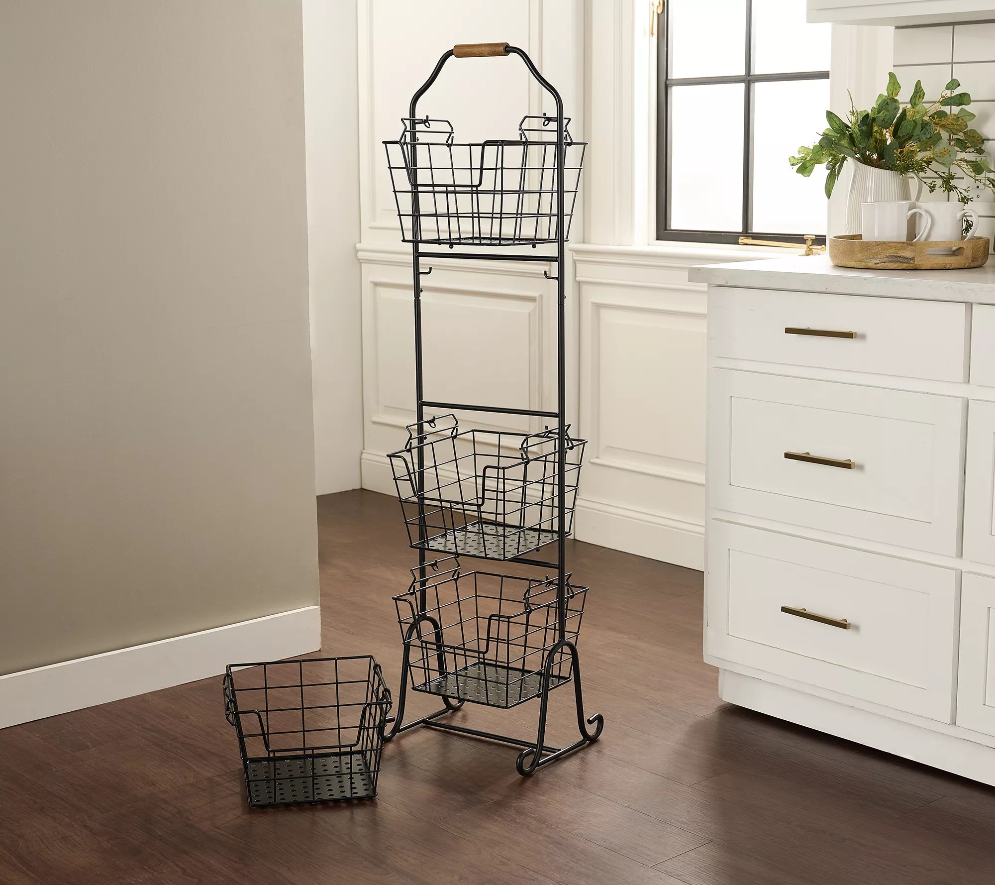 Gourmet Basics by Mikasa 4Tier Wire Storage Baskets