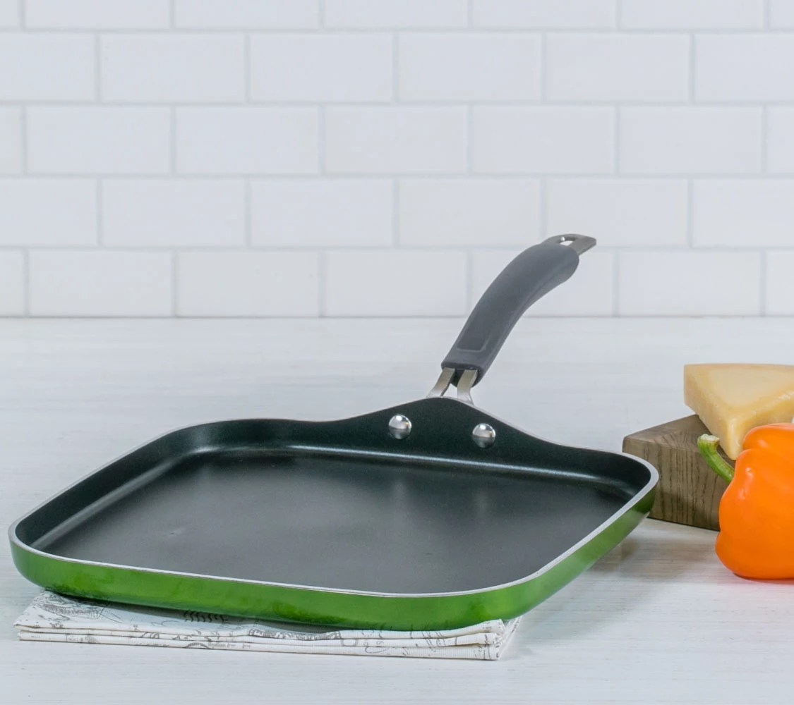 Epicurious Aluminum Nonstick 12" Square Griddle