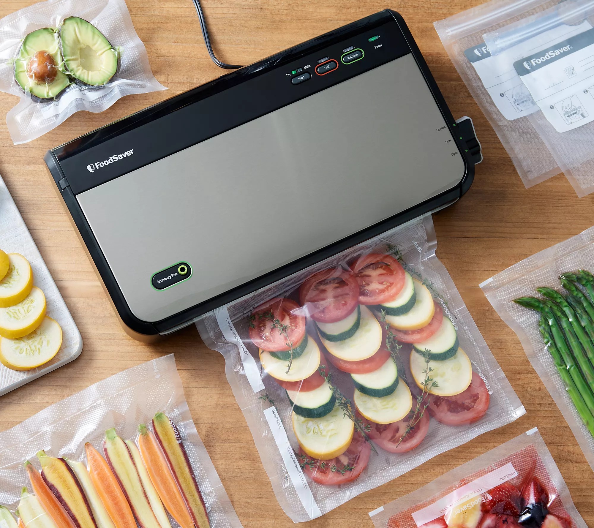 FoodSaver Vacuum Sealer System with Extra Bags and Accessories