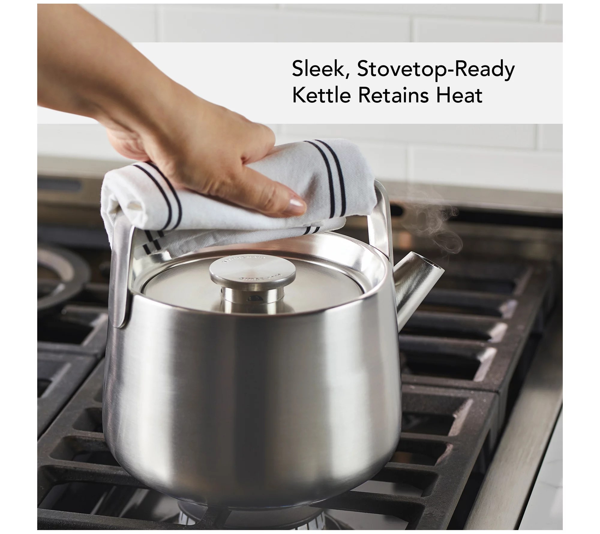 KitchenAid 1.9qt Stainless Steel Whistling Tea kettle