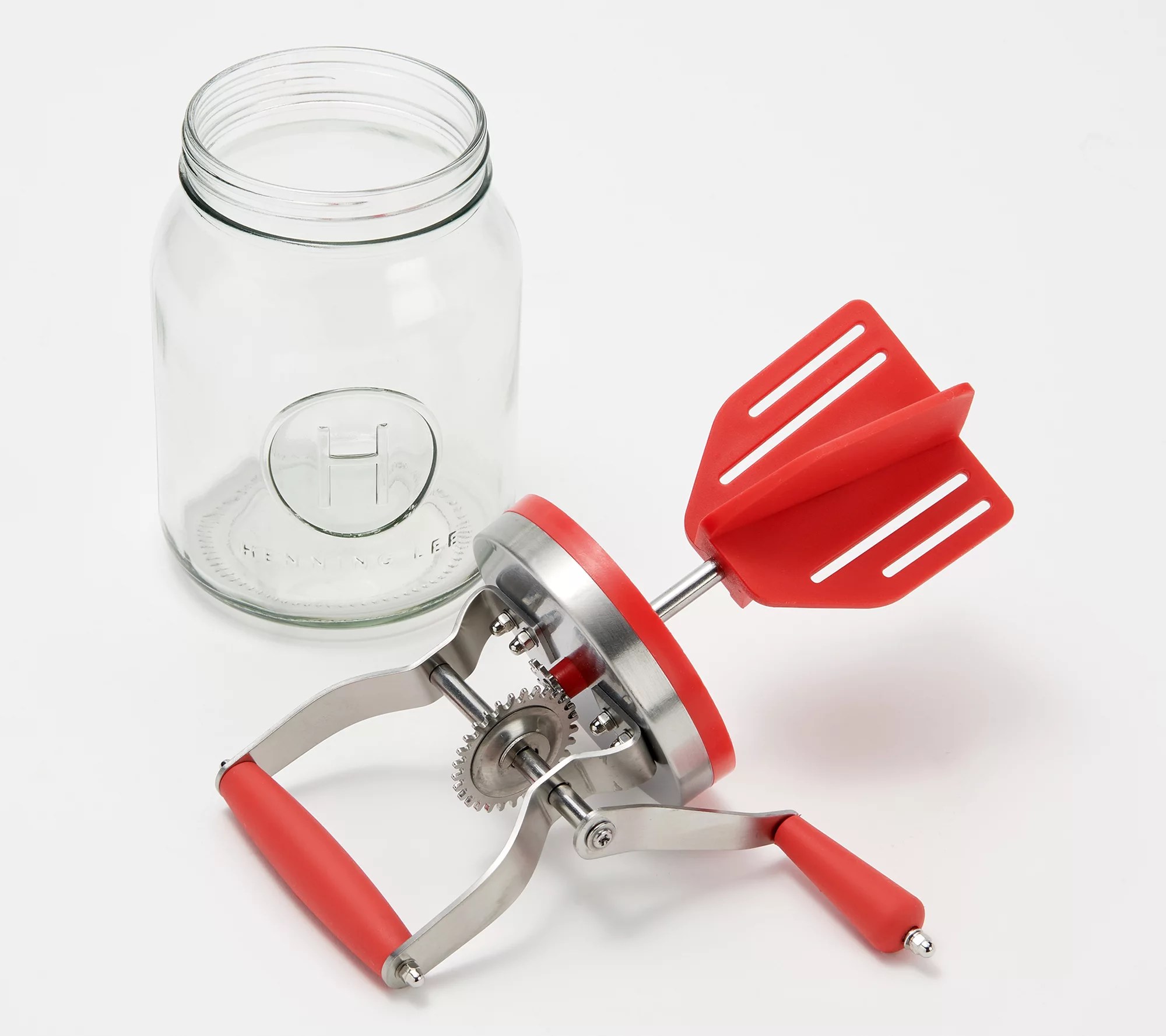 Henning Lee 32oz Manual Glass Butter Churner