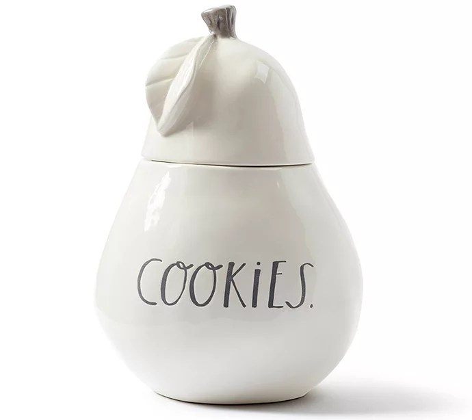 Rae Dunn Stem Print Pear Cookies Canister
