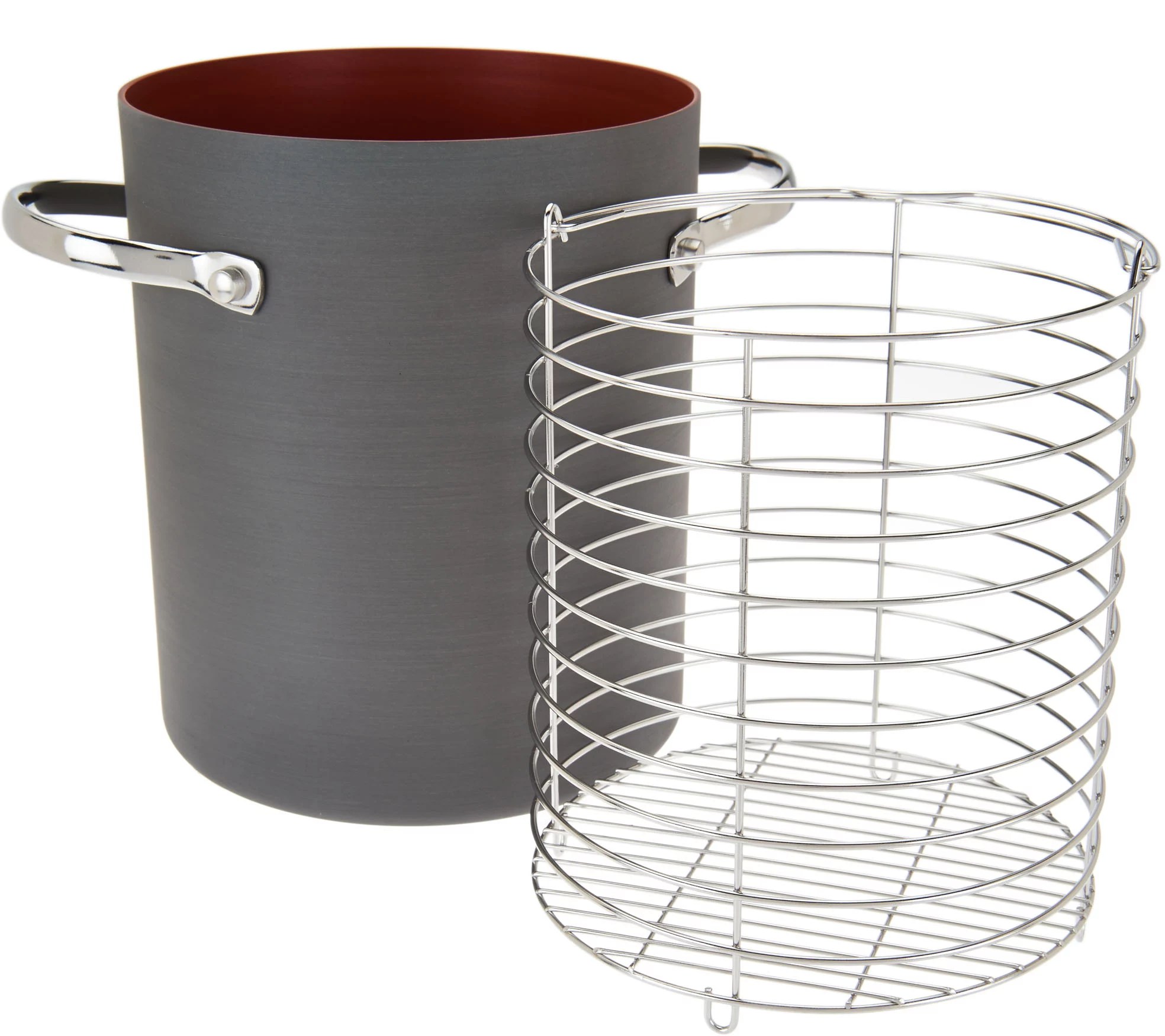 Cook's Essentials 10pc NonStick Hard Anodized Cookware Set