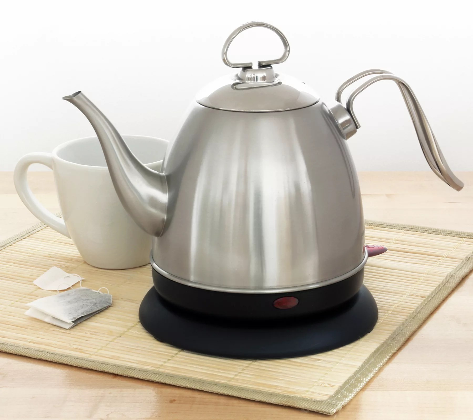 Chantal 32oz Mia Brushed Stainless SteelElectric Kettle