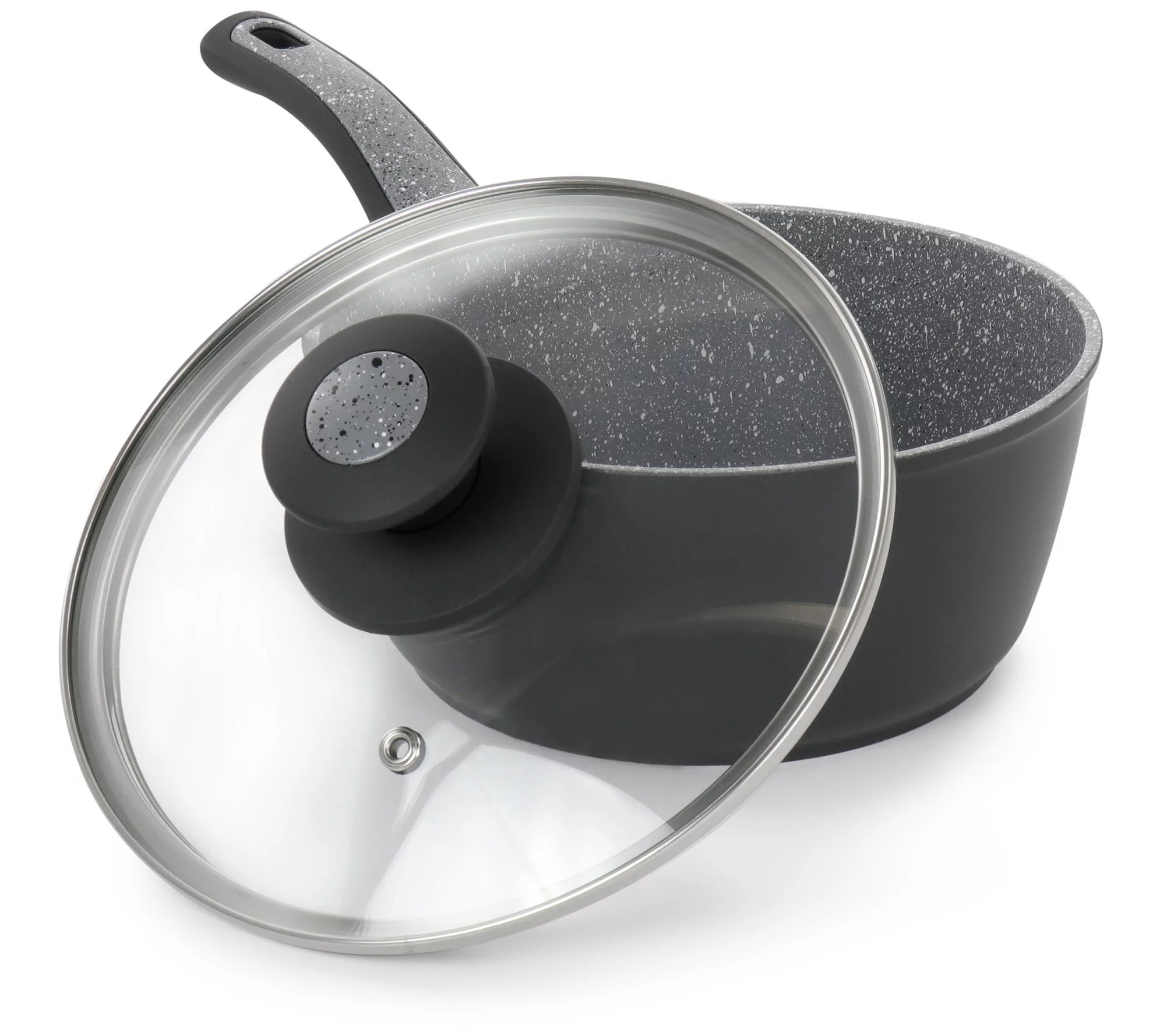 Oster 1.7 Qt. Non Stick Saucepan with Glass Lid