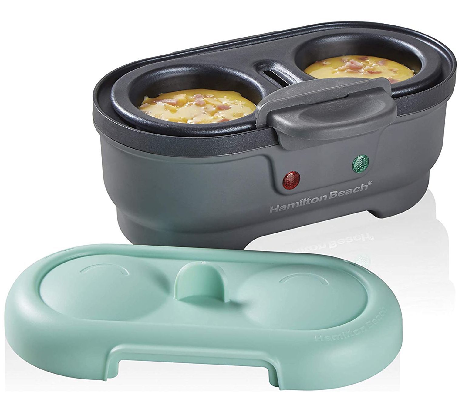 Hamilton Beach 6Egg Bite Cooker with Hard Boil ed Eggs Insert