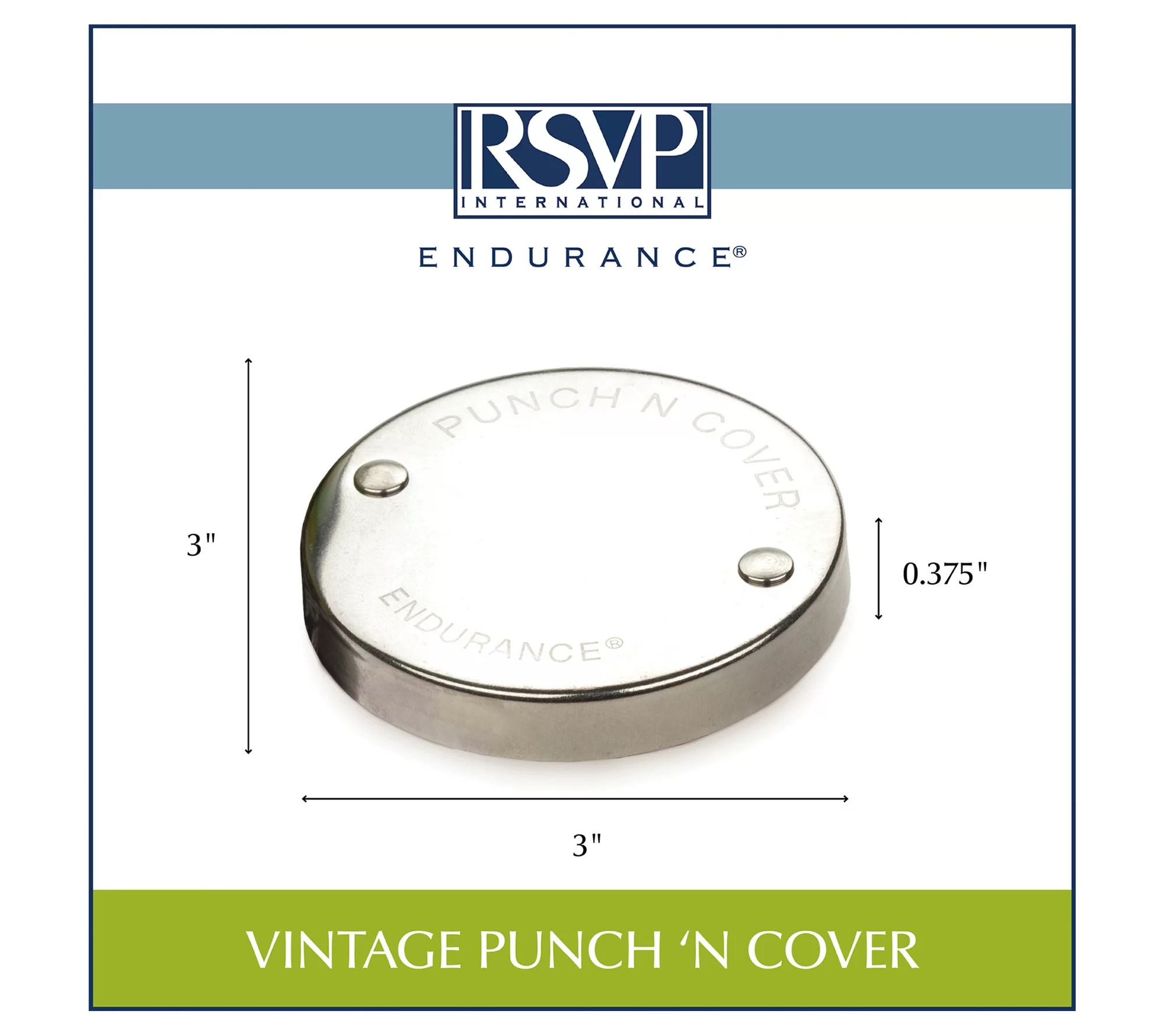 RSVP Vintage Punch N Cover