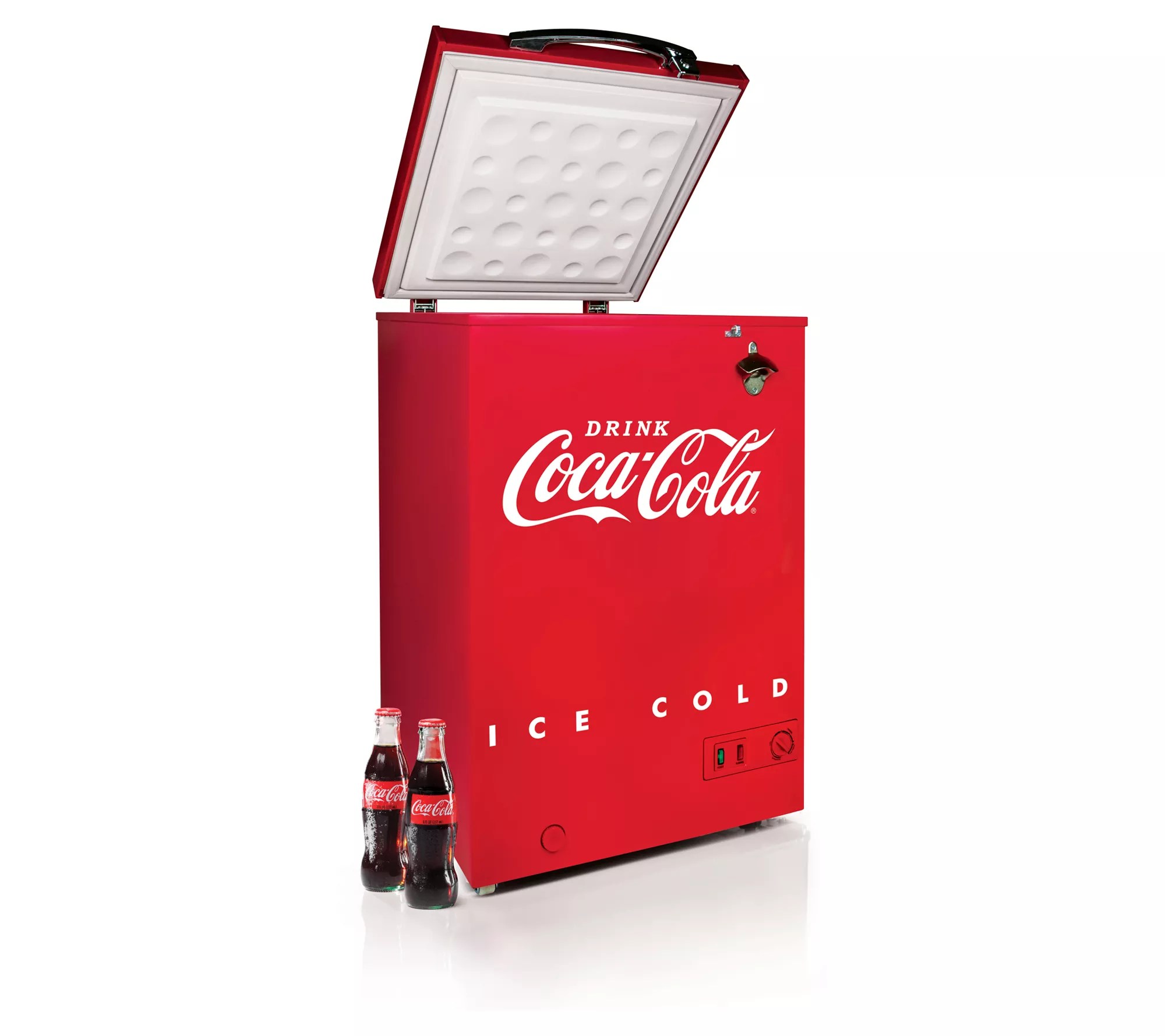CocaCola 3.5 Cu. Ft. Refrigerator & Chest Freezer