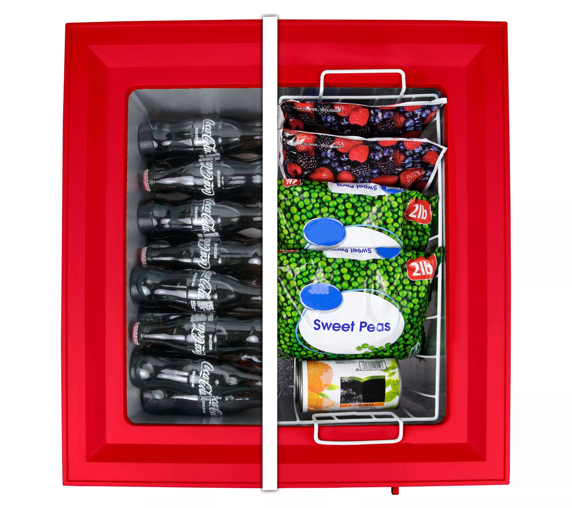 CocaCola 3.5 Cu. Ft. Refrigerator & Chest Freezer