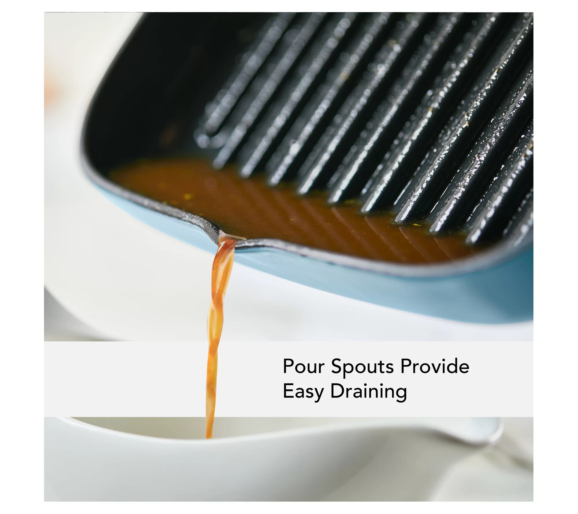 KitchenAid Enameled Cast Iron Sq Grill Pan 11in