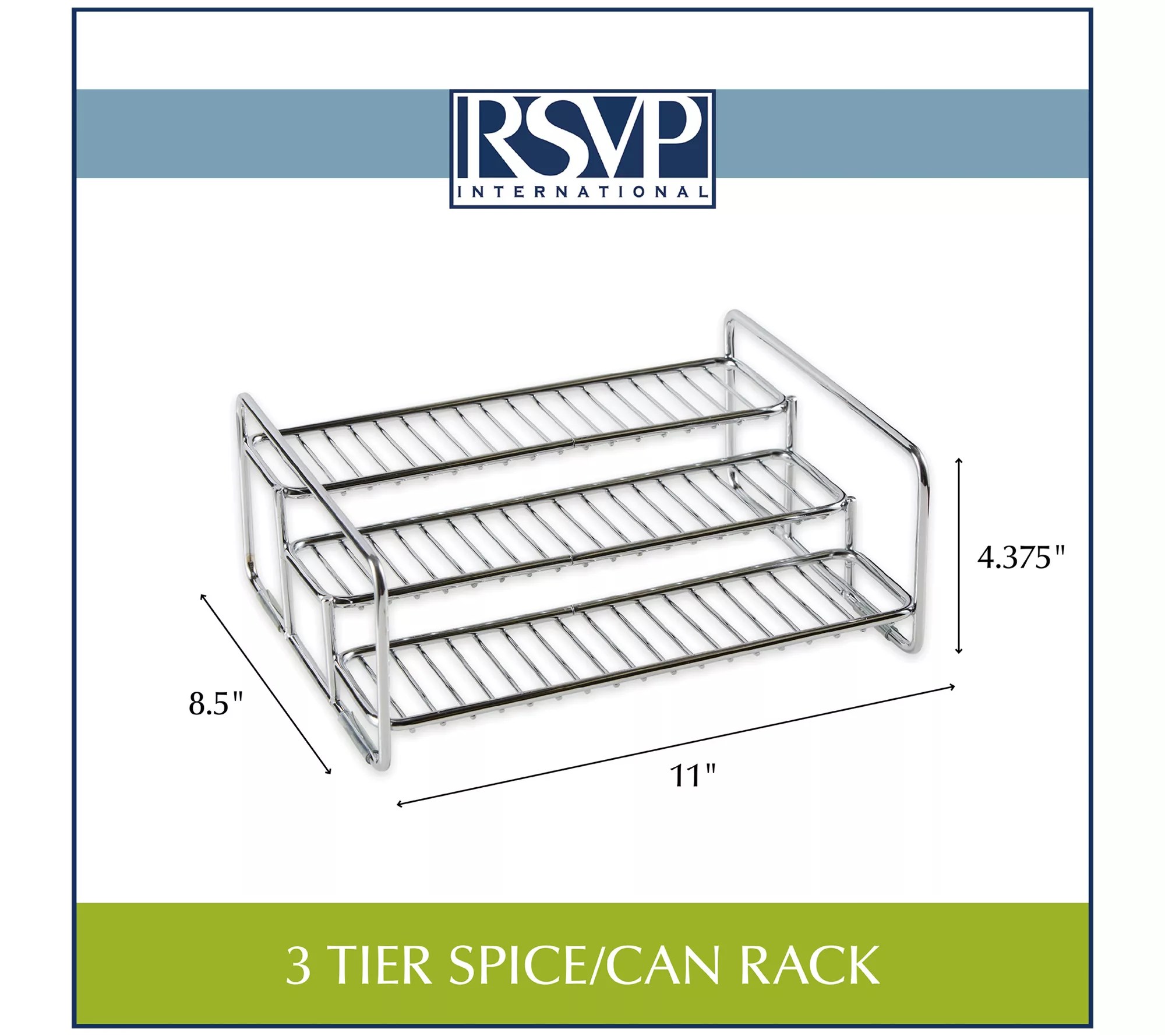 RSVP 3Tier Kitchen Organizer Rack