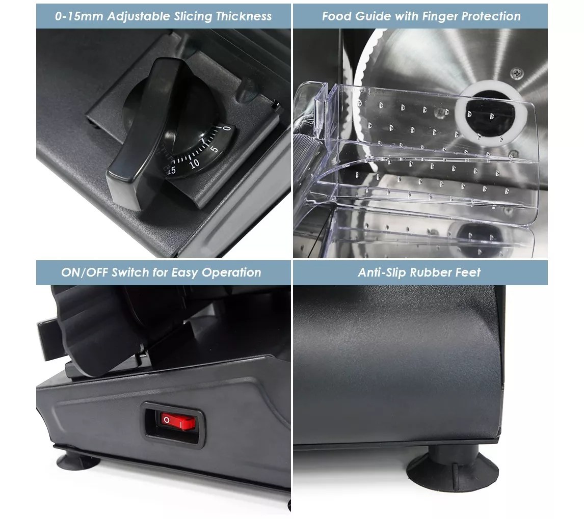 Elite Platinum Precision Electric Deli Food Meat Slicer