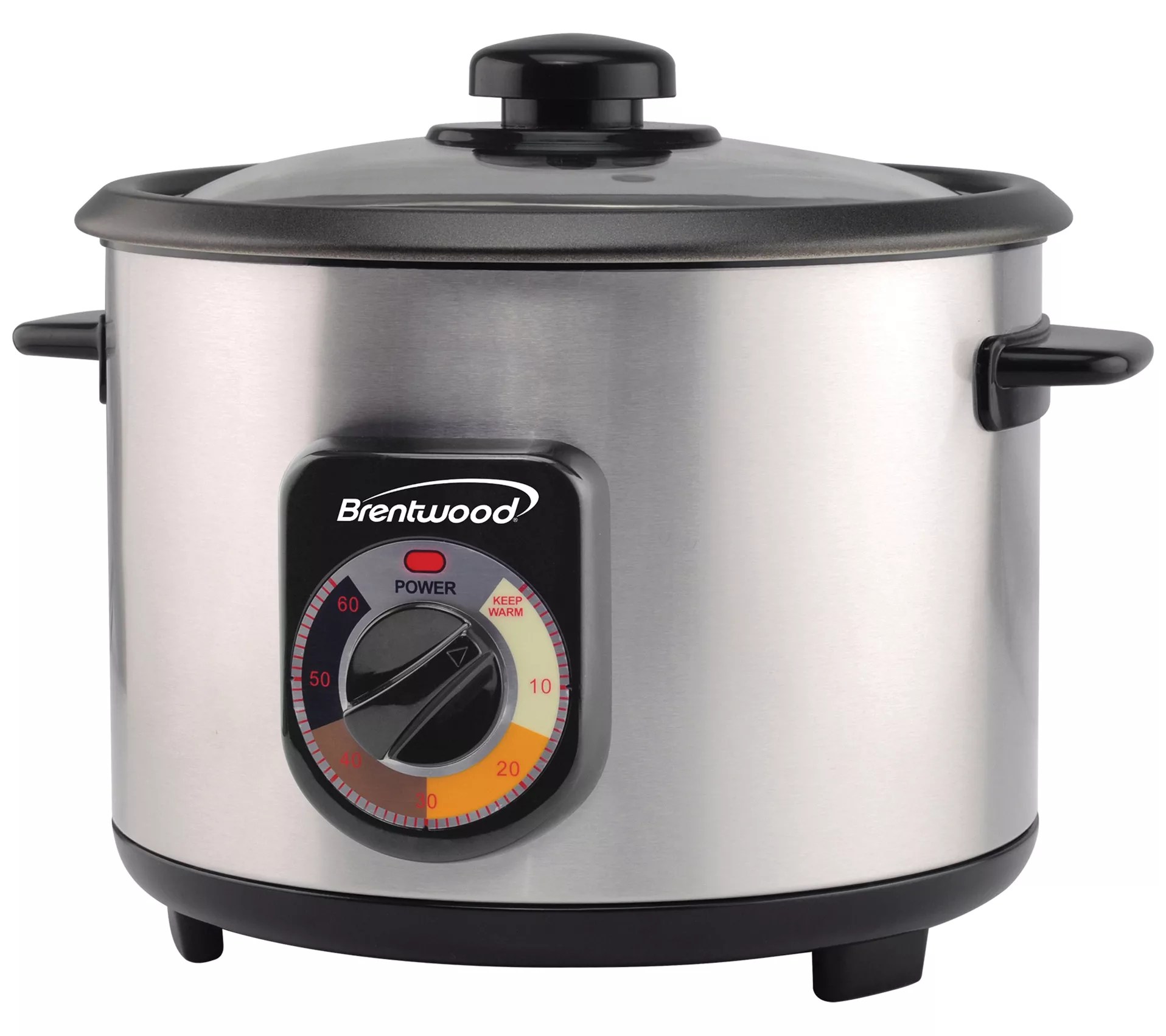 Brentwood 500W Stainless Steel Crunchy Persian Rice Cooker