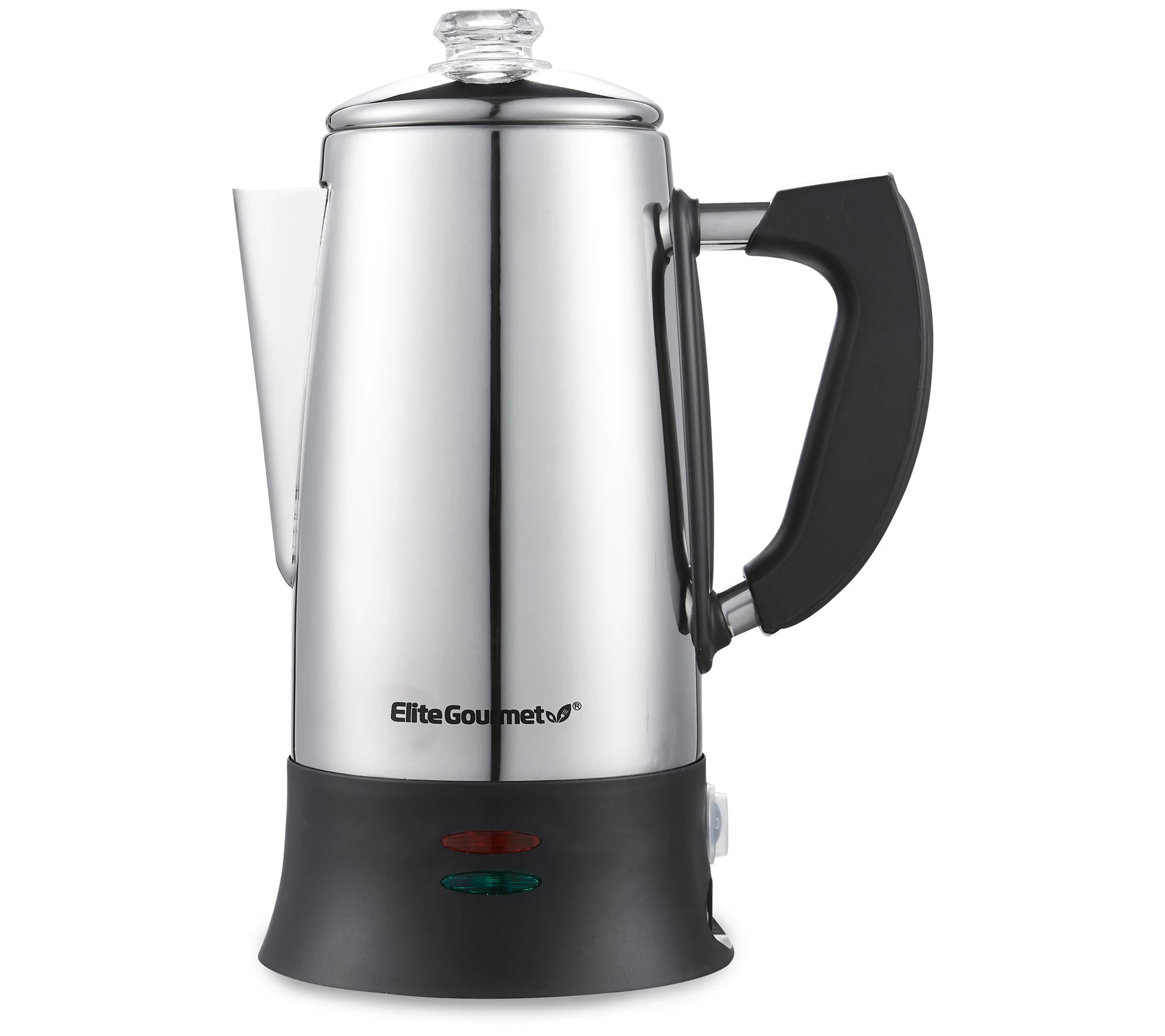 Elite Gourmet 12Cup Electric Coffee PercolatorClear Brew