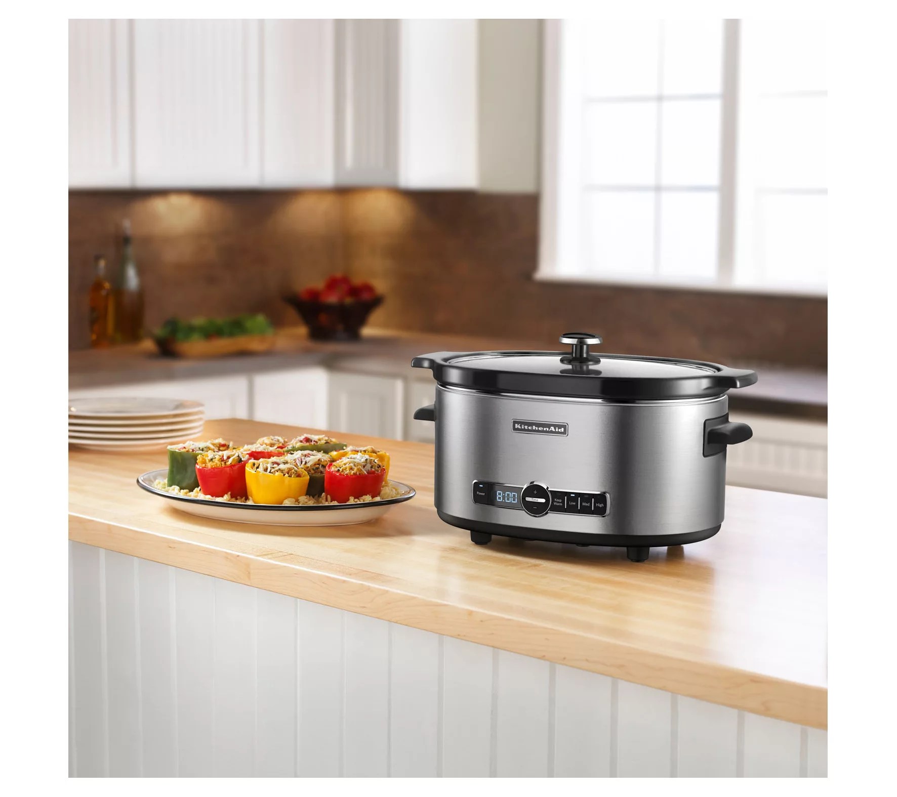 KitchenAid 6Quart Slow Cooker in Stainless Steel