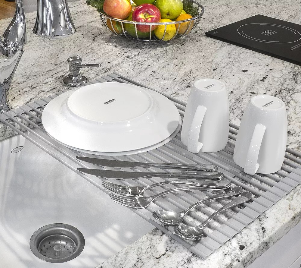 Sorbus Over the Sink RollUp Dish Drying Rack