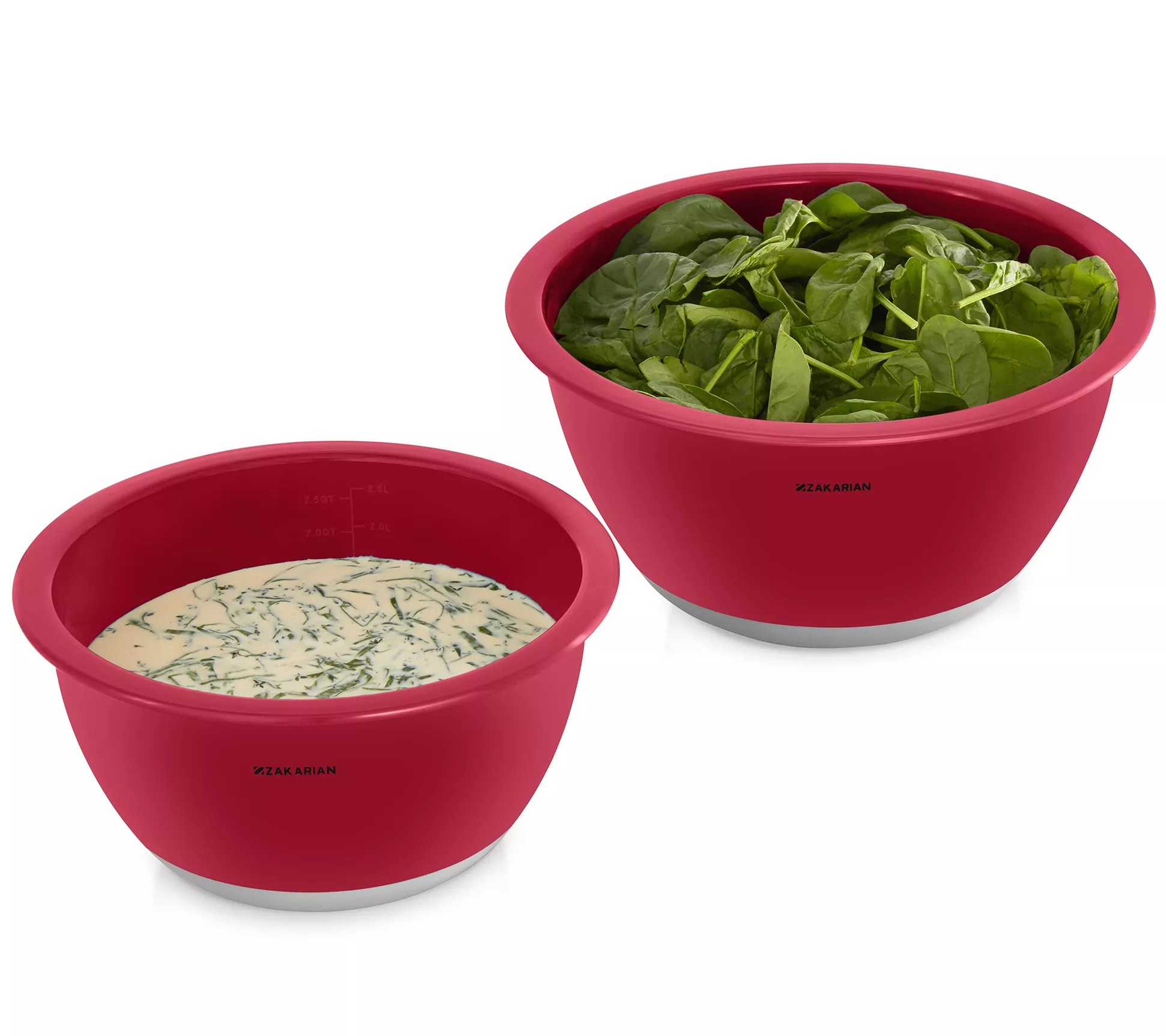 Zakarian by Dash Set of 2 SuperSeal Mixing Bowls