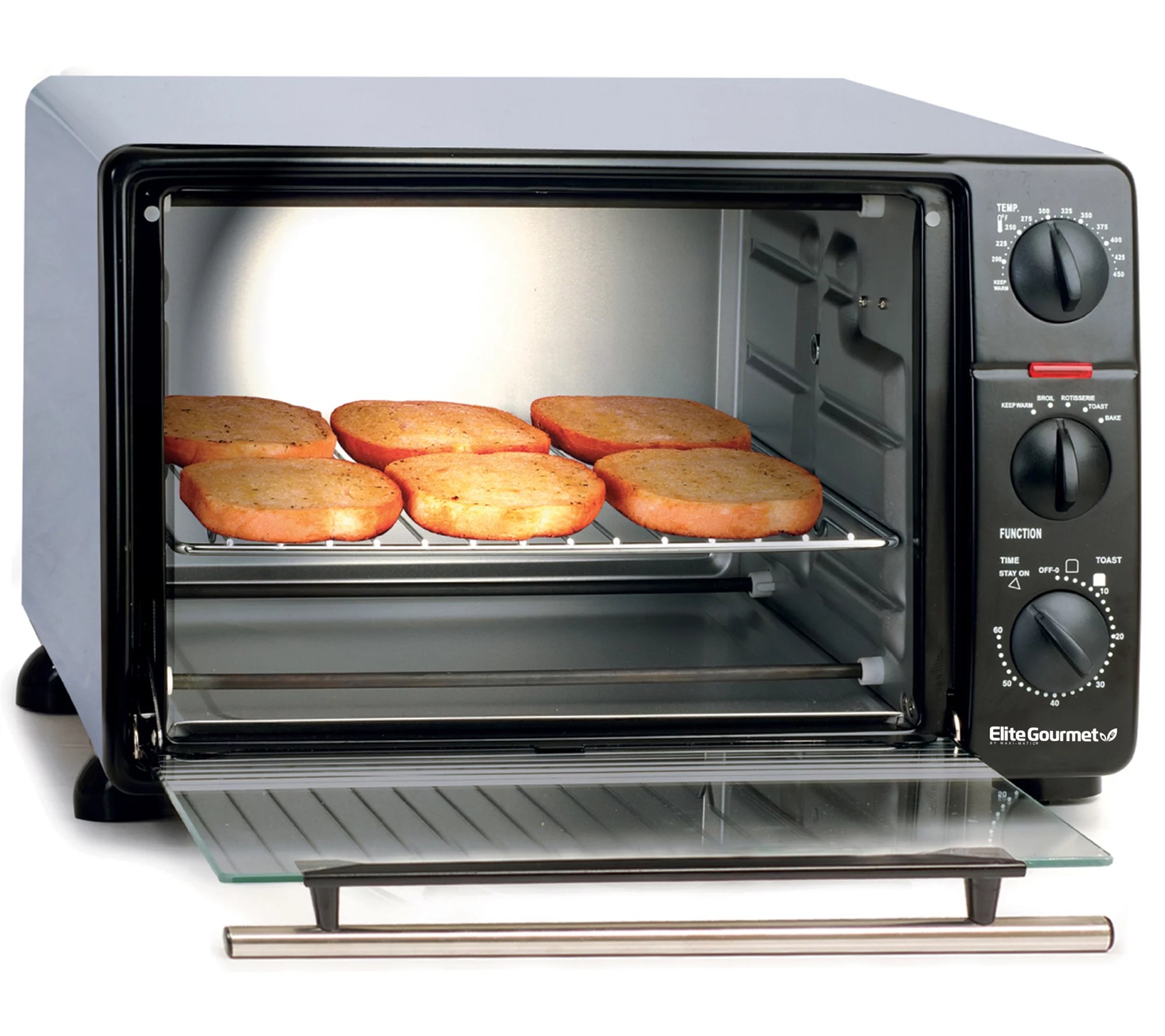 Elite Cuisine 0.8Cubic Foot Toaster Oven