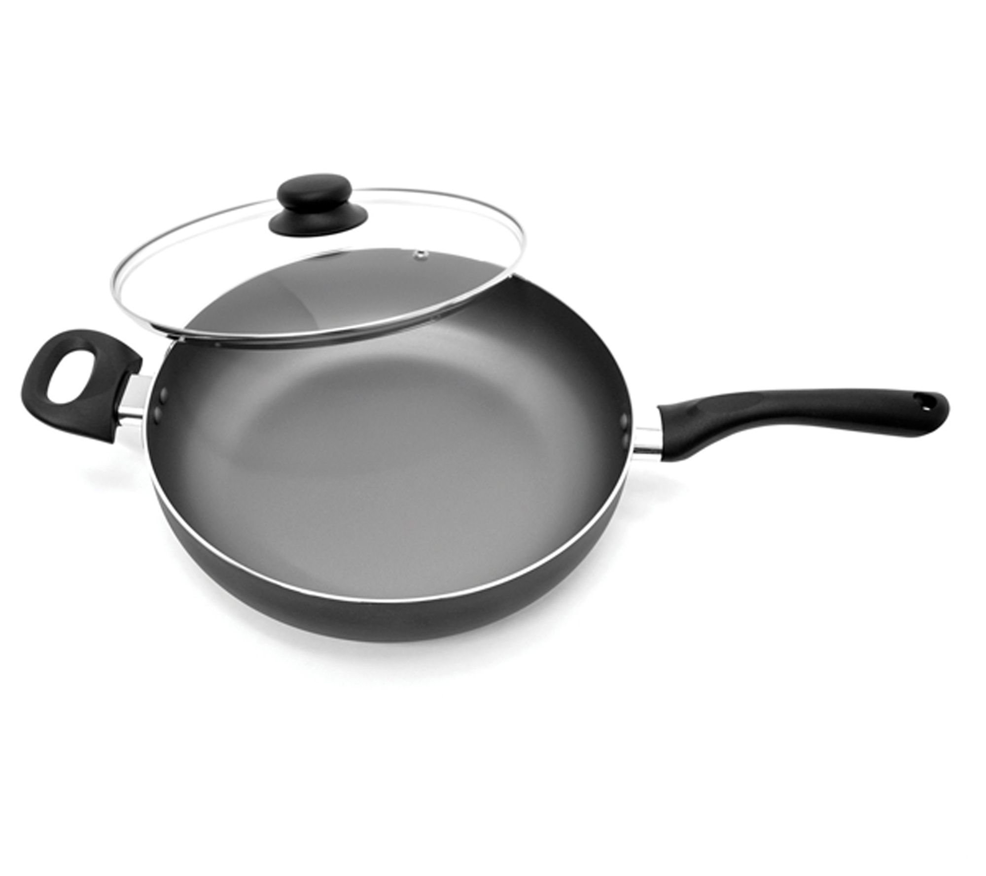 Starfrit Starbasix 11" Nonstick Aluminum Deep Fry Pan with Lid