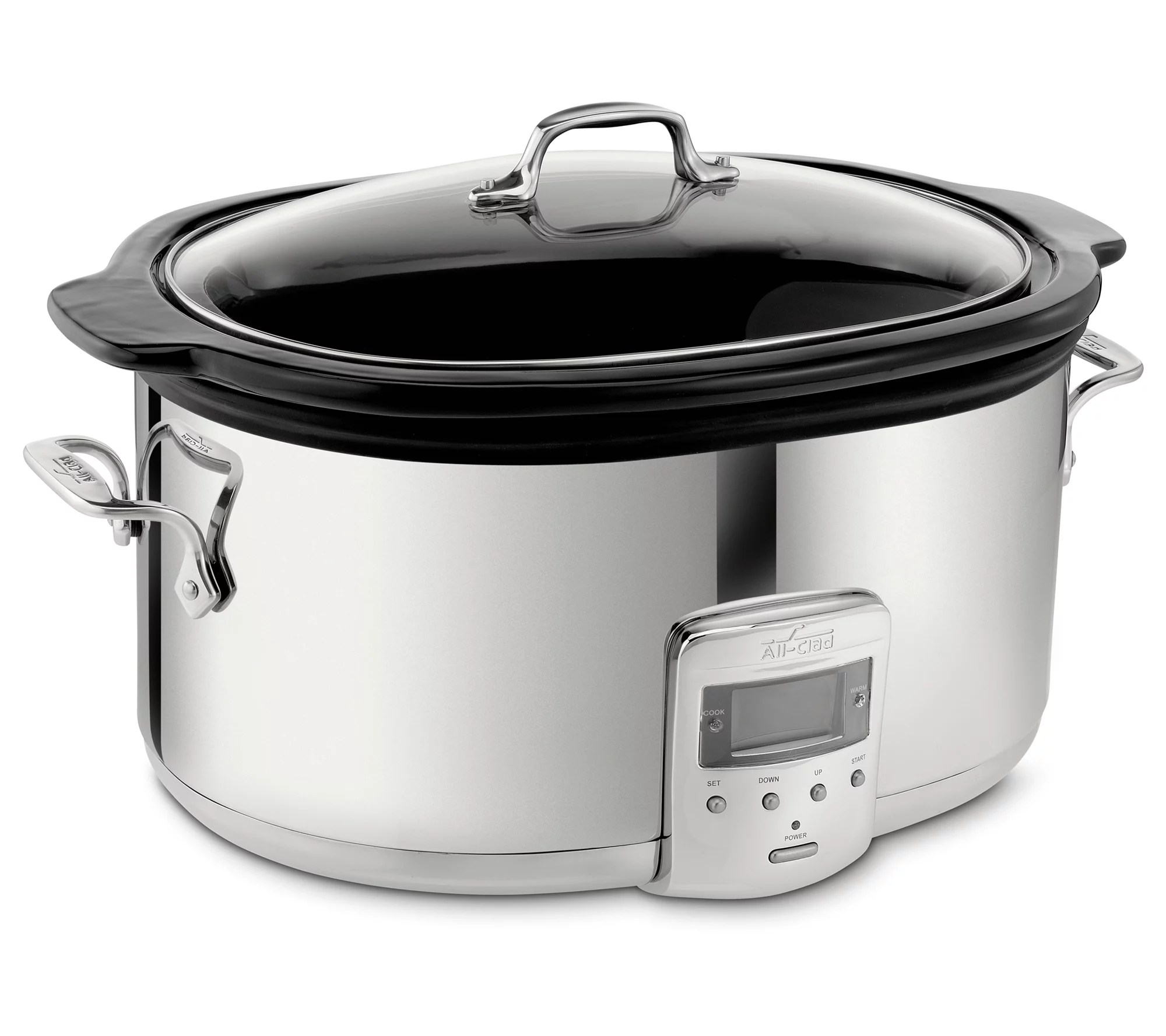 AllClad 6.5qt Stainless Steel Slow Cooker withCeramic Insert