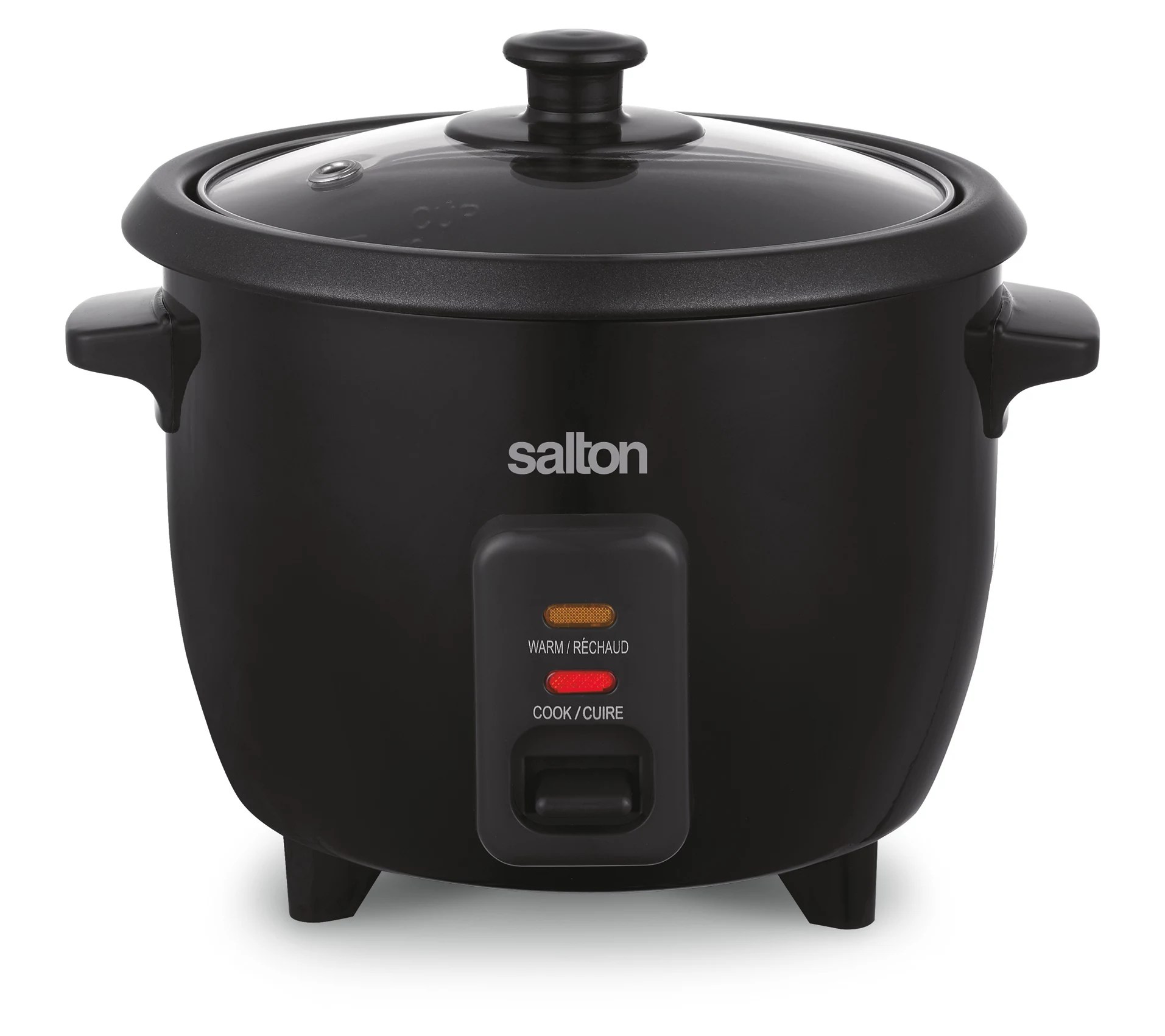 Salton 6 Cup Rice Cooker & Steamer Black