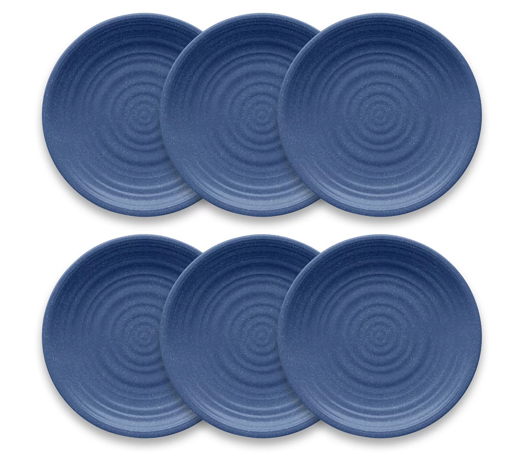 Tarhong Planta Artisan Set of 6 10.5" Dinner Plates