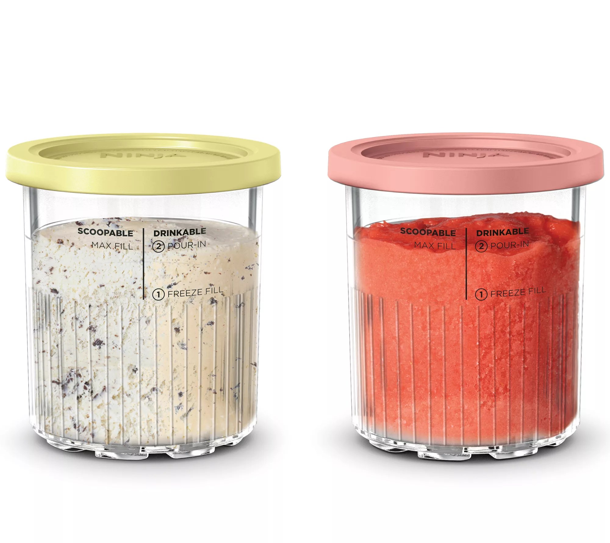 Ninja CREAMi Deluxe Pints and Lids 2 Pack