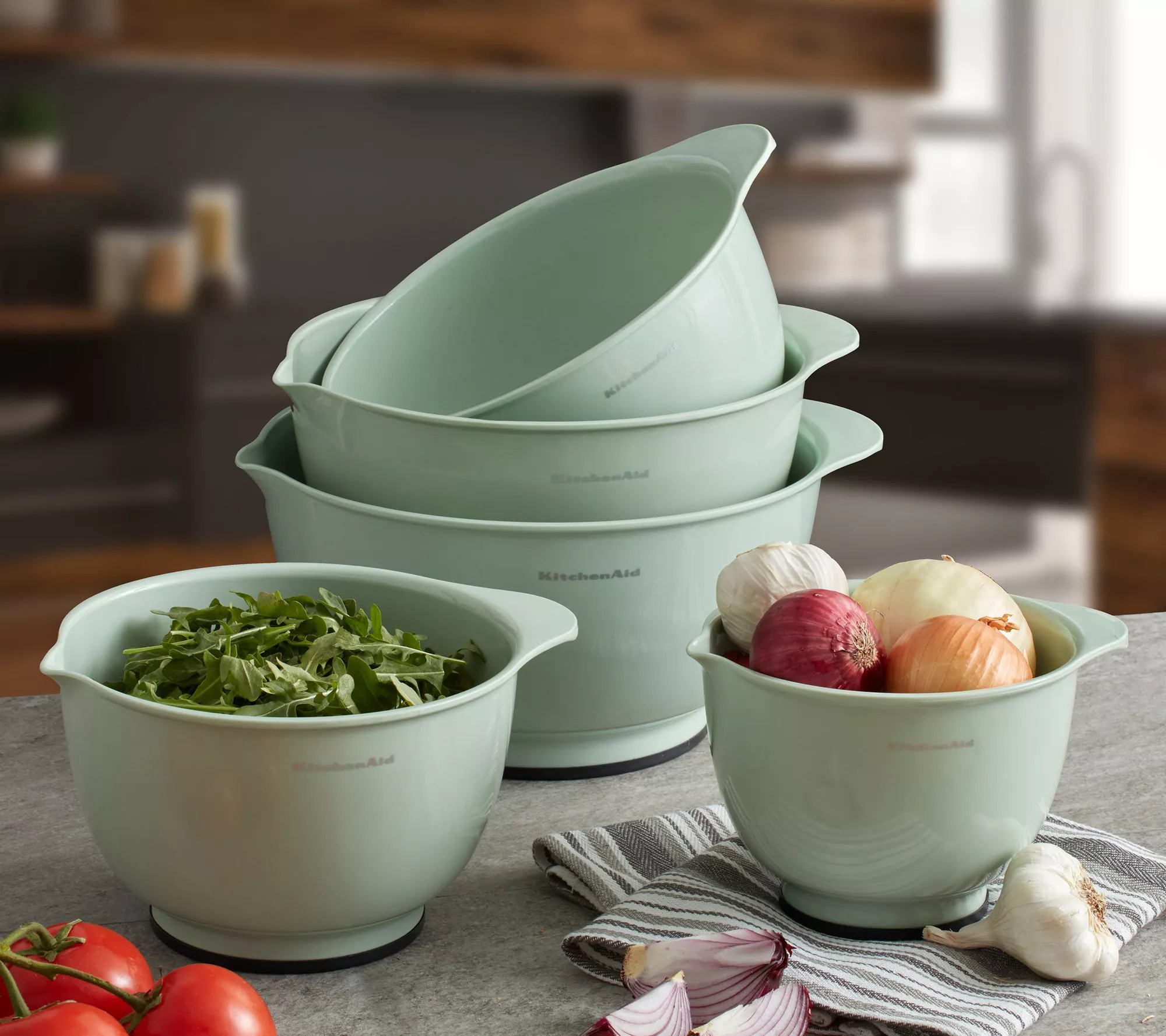 KitchenAid 5Piece Mixing Bowl Set Pistachio