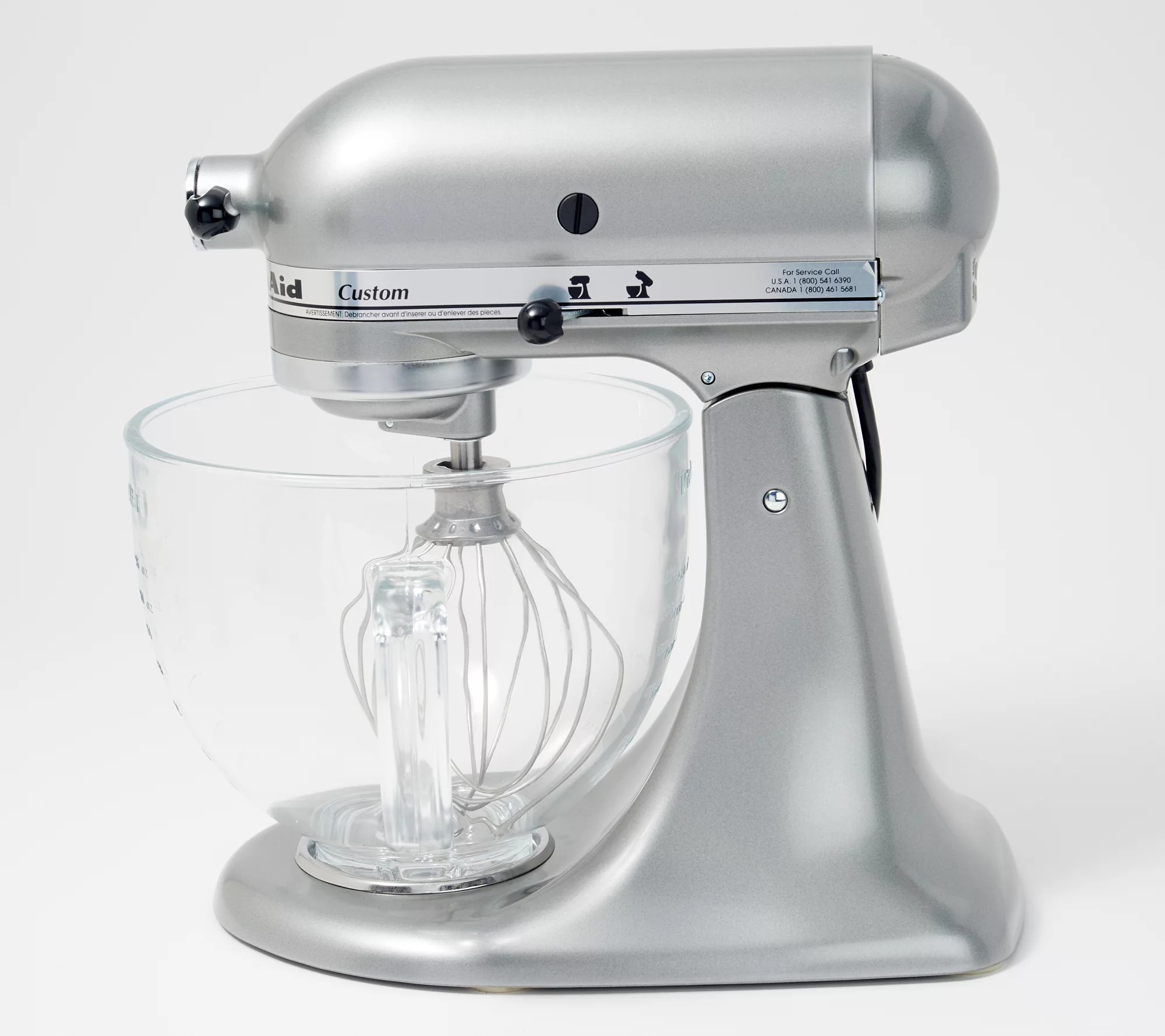 KitchenAid 5qt Artisan 325W TiltHead Stand Mixer w/ Glass Bowl