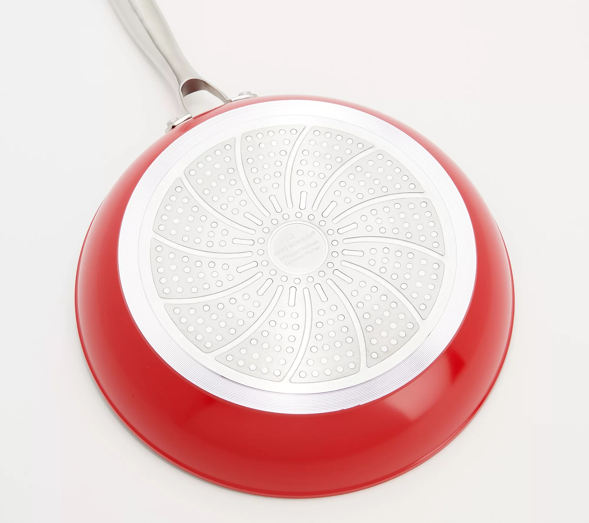 Cook's Essentials Aluminum 11" Covered Fry Pan