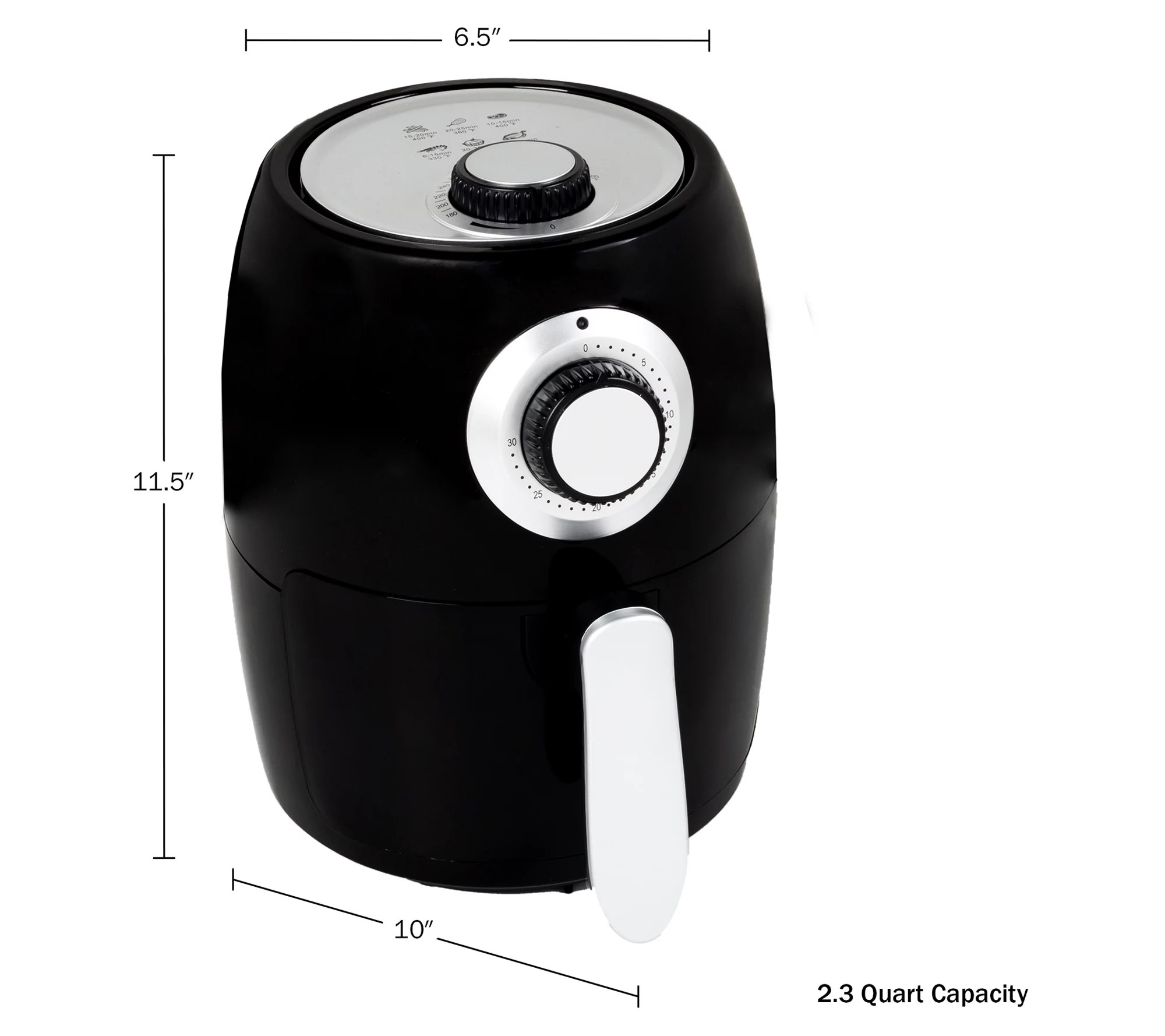 Classic Cuisine 2.3Quart Electric Air Fryer