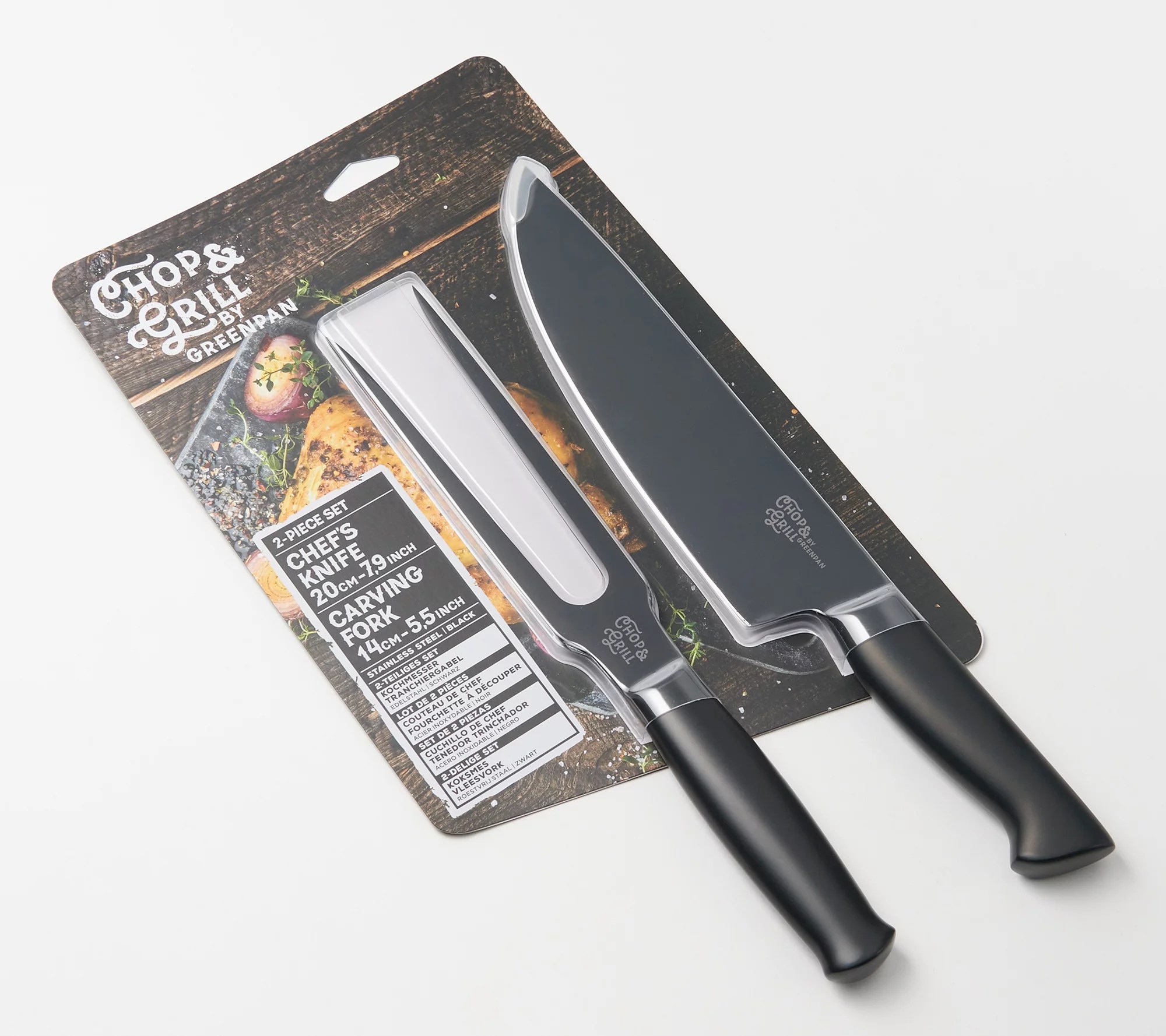 GreenPan Chef's Knife and Fork Carving Set Fork Set