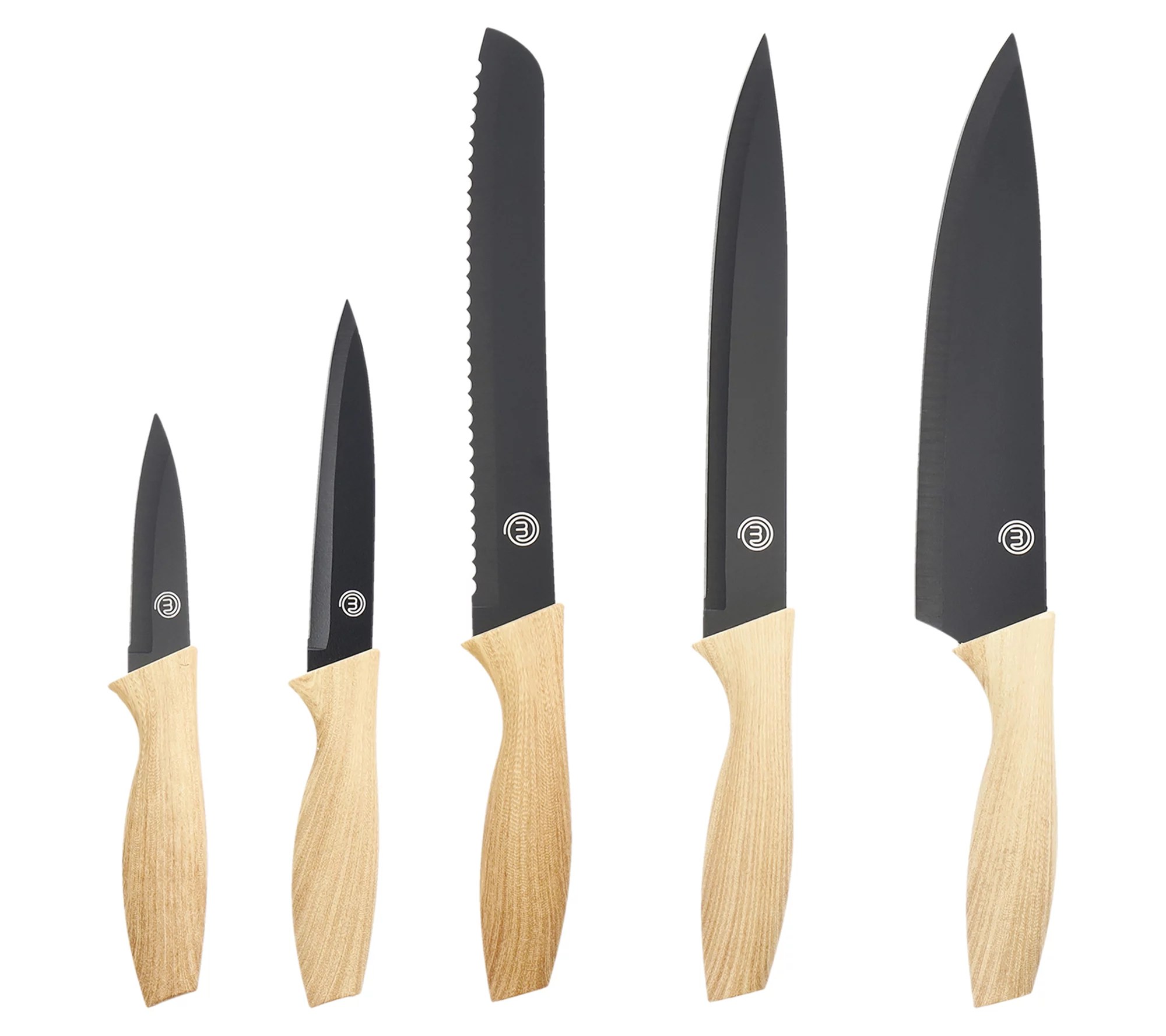 MasterChef 5Piece Knife Set with Ergonomic Handles