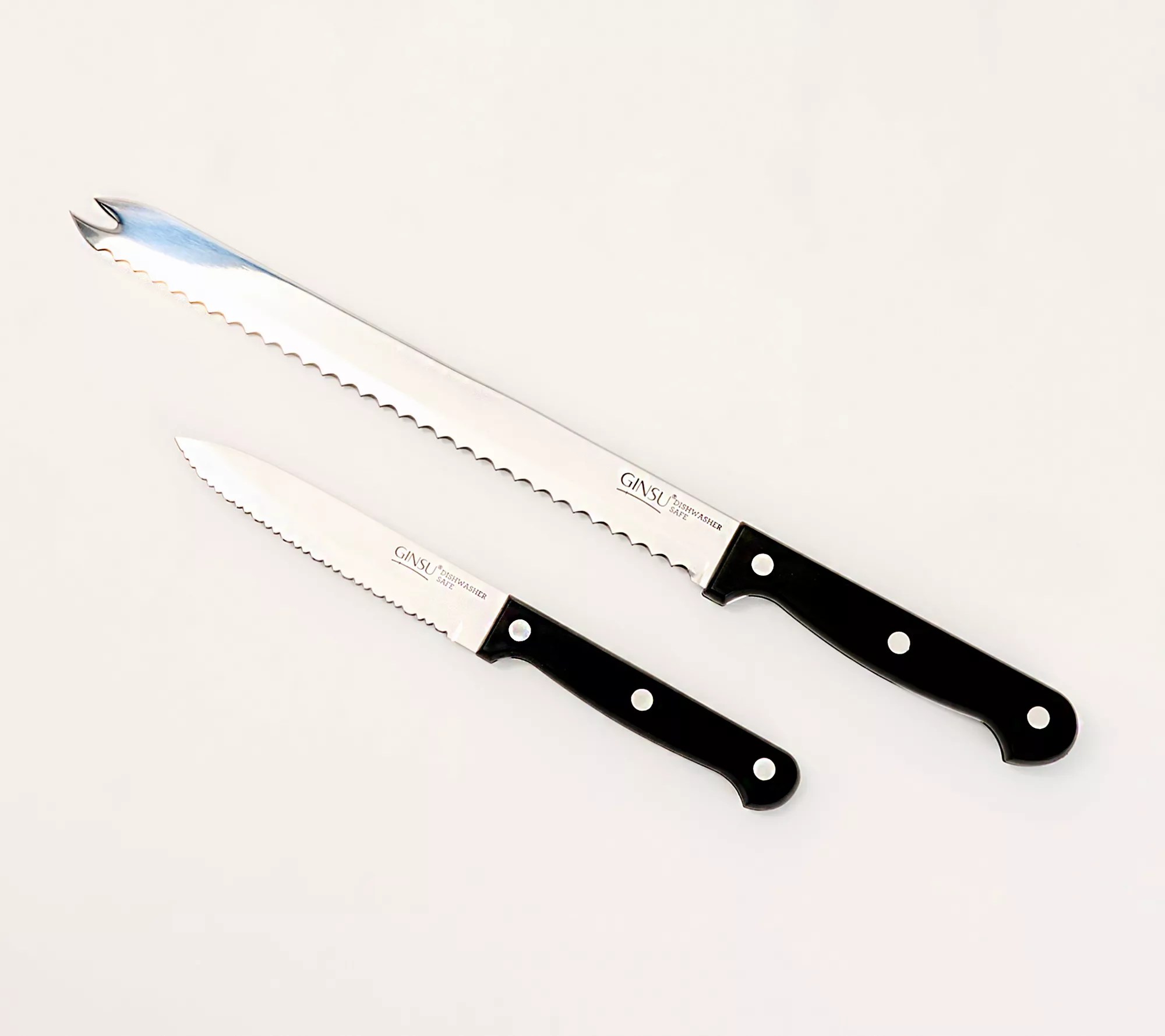 Ginsu 2Piece Serrated Utility & Slicer Knives