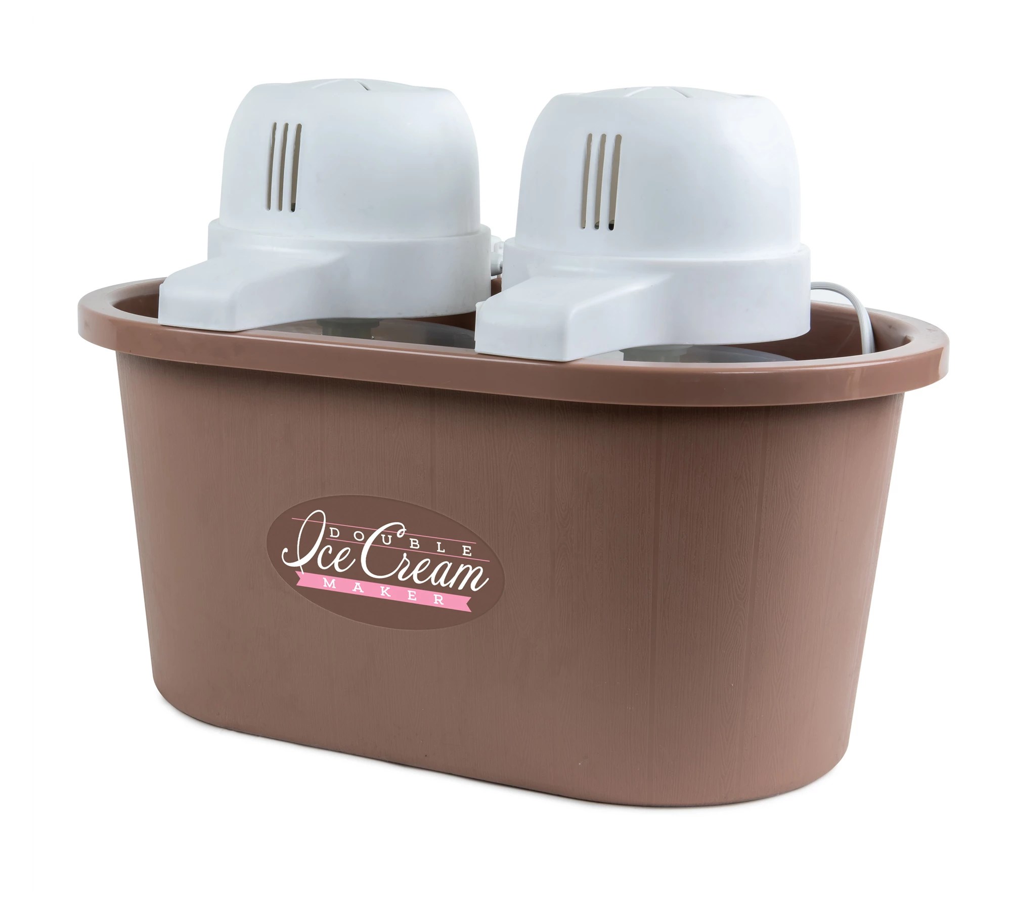 Nostalgia 4Quart Double Flavor Ice Cream Maker
