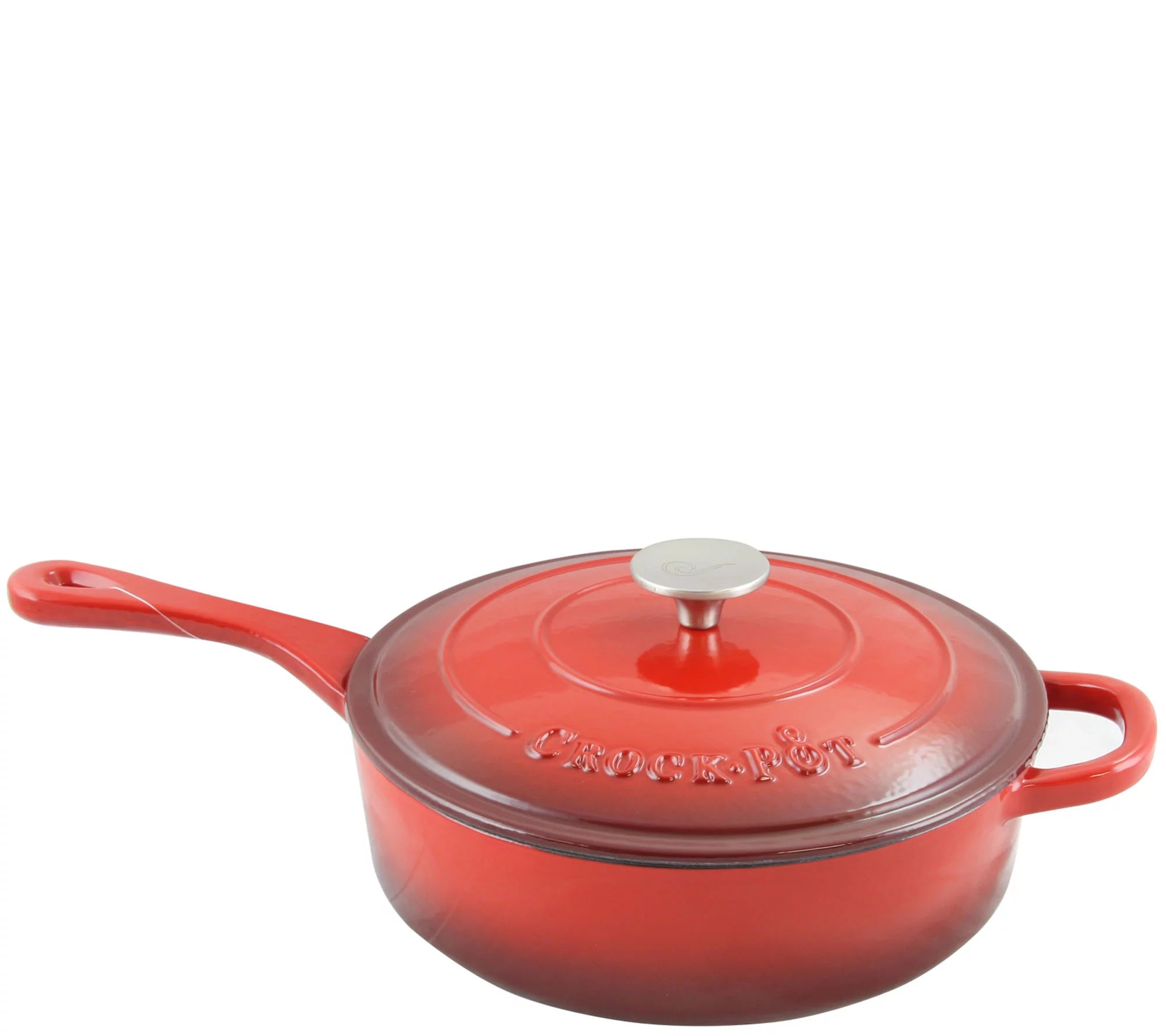 CrockPot Artisan 3.5Quart Enameled CastIronDeep Saute Pan