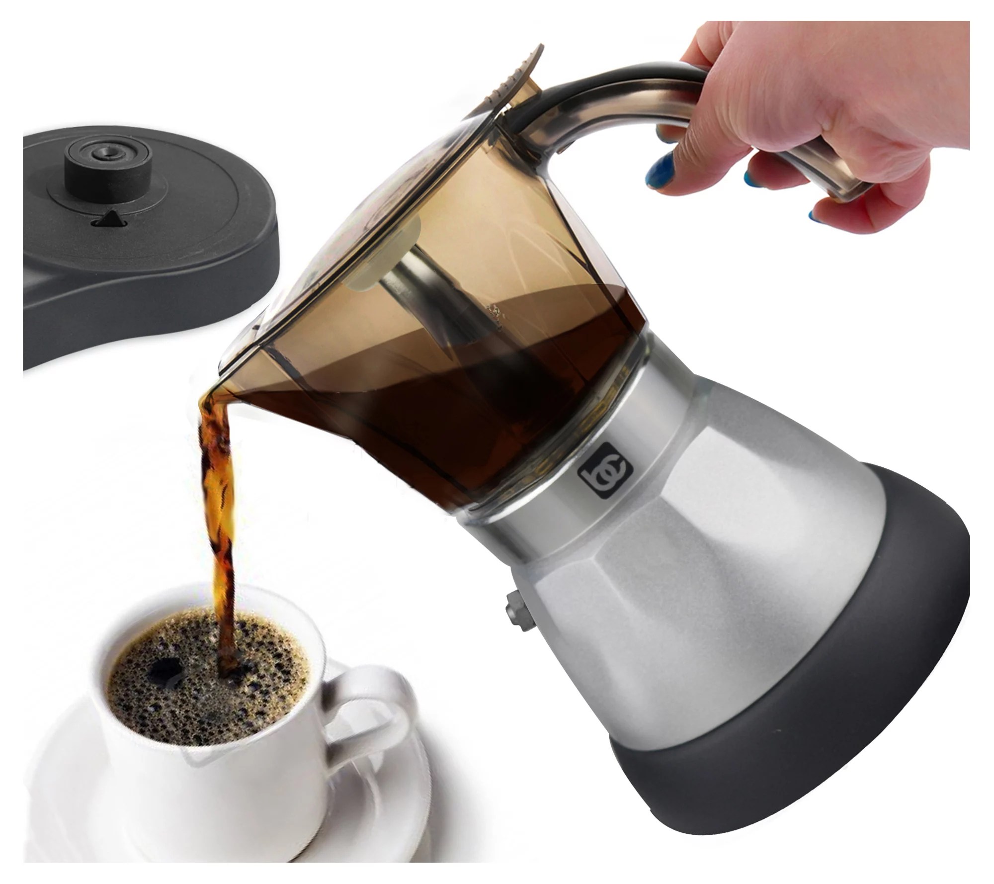Bene Casa Portable Espresso Coffee Maker 3 Cup