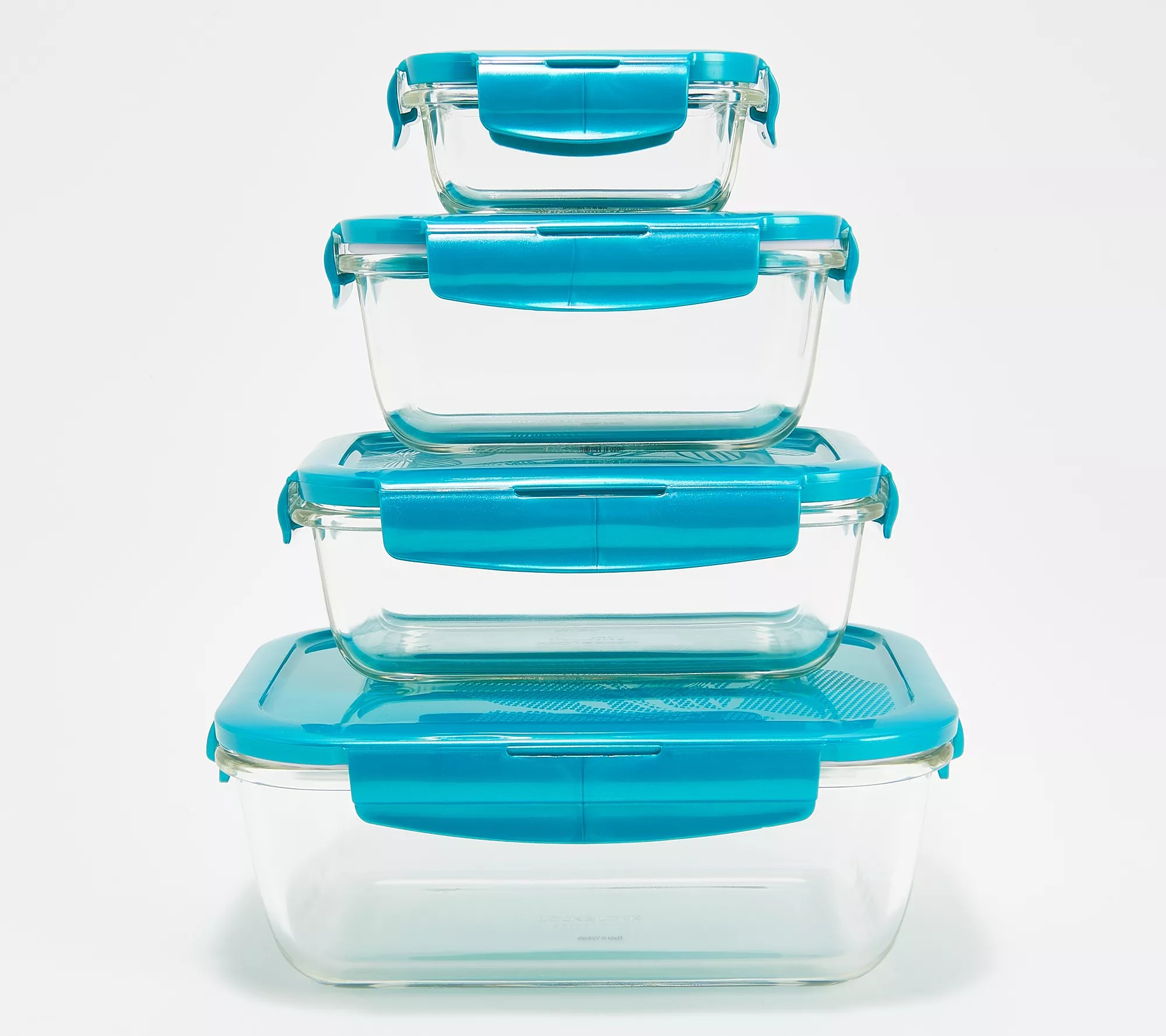 "As Is" LocknLock 4Piece Everyday Glass Storage Set