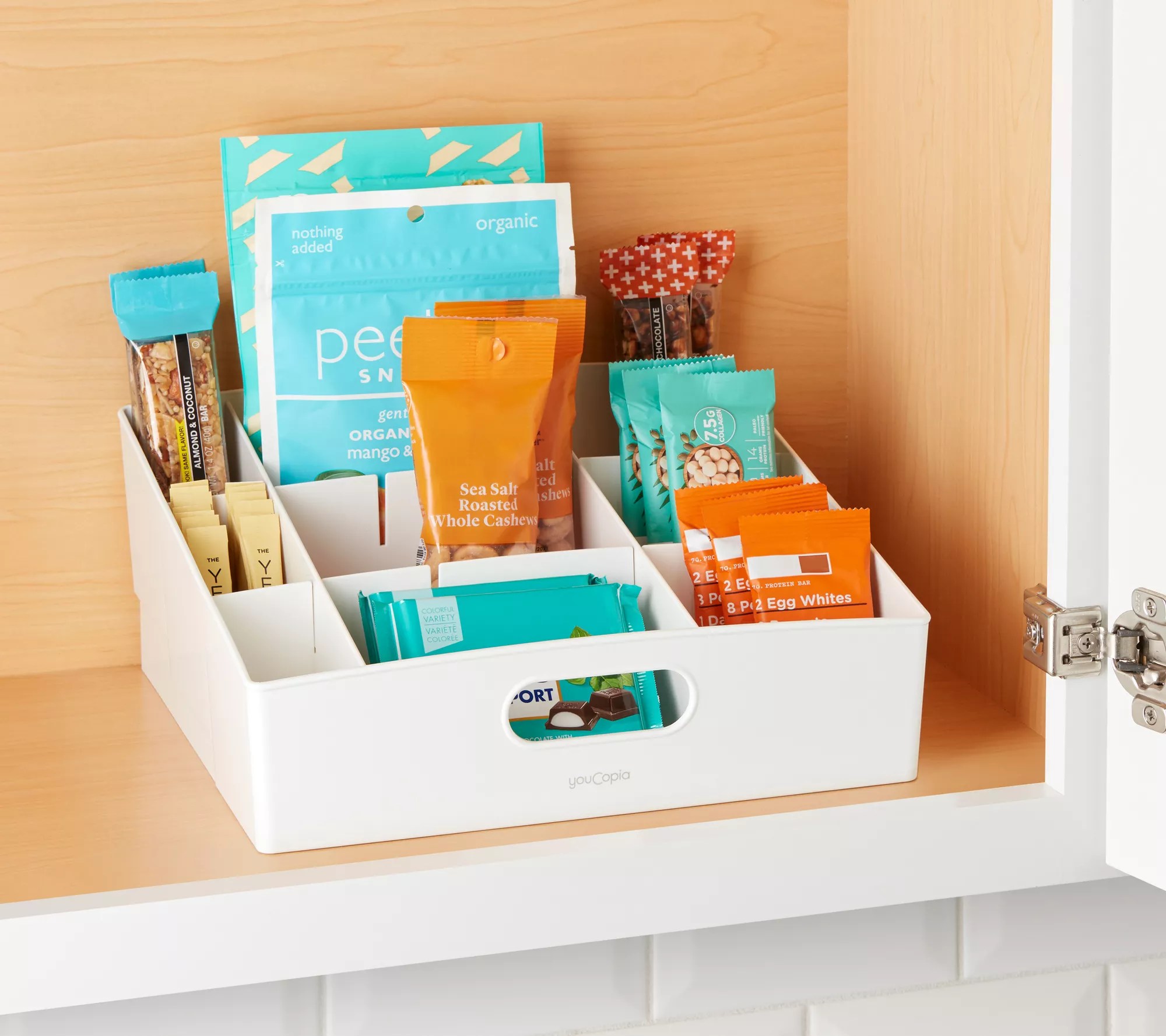 YouCopia 2Pc. Kitchen Storage Bins with Dividers Storage Set