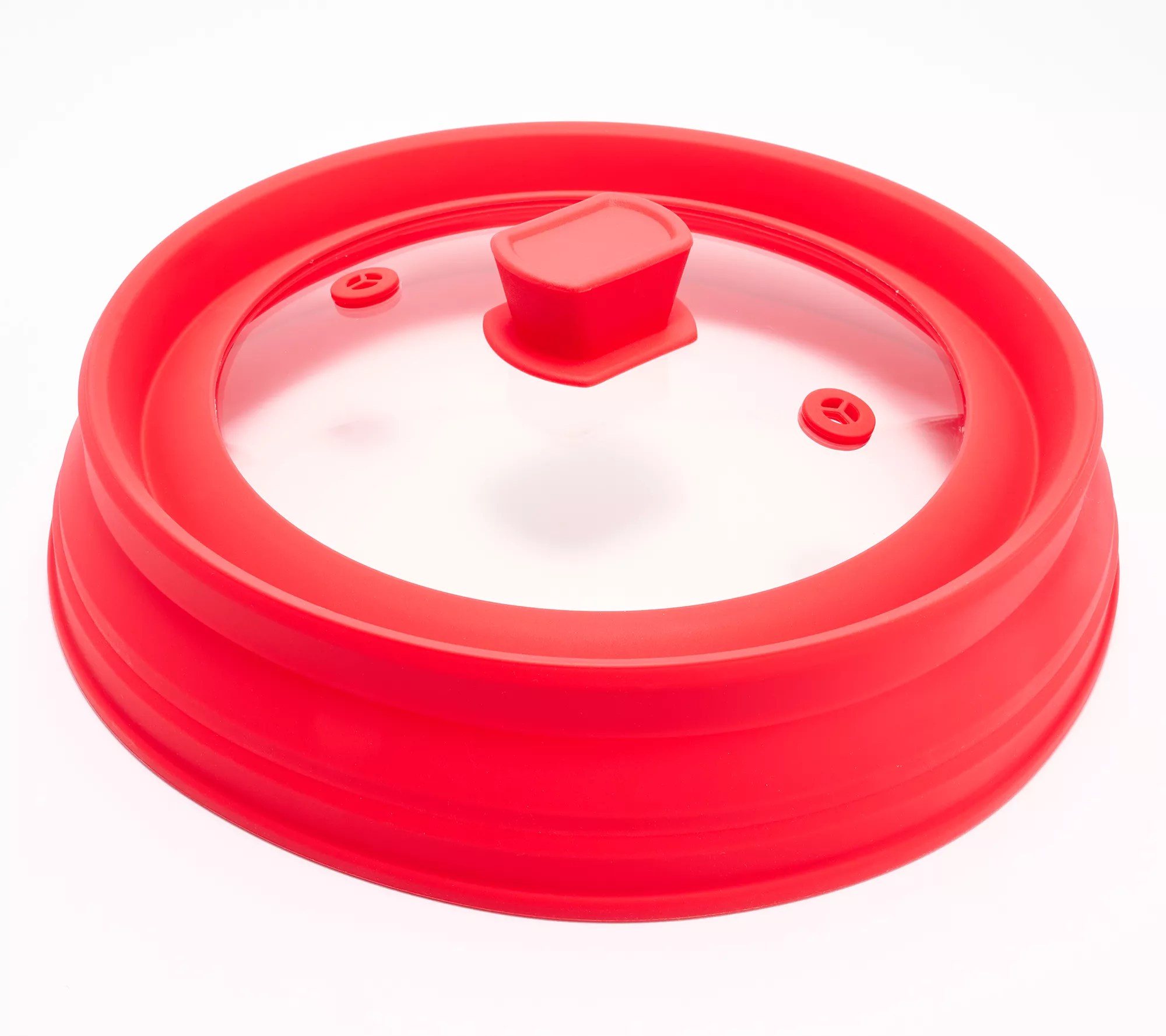 CookCraft Collapsible Silicone Glass Microwave Cover & Lid