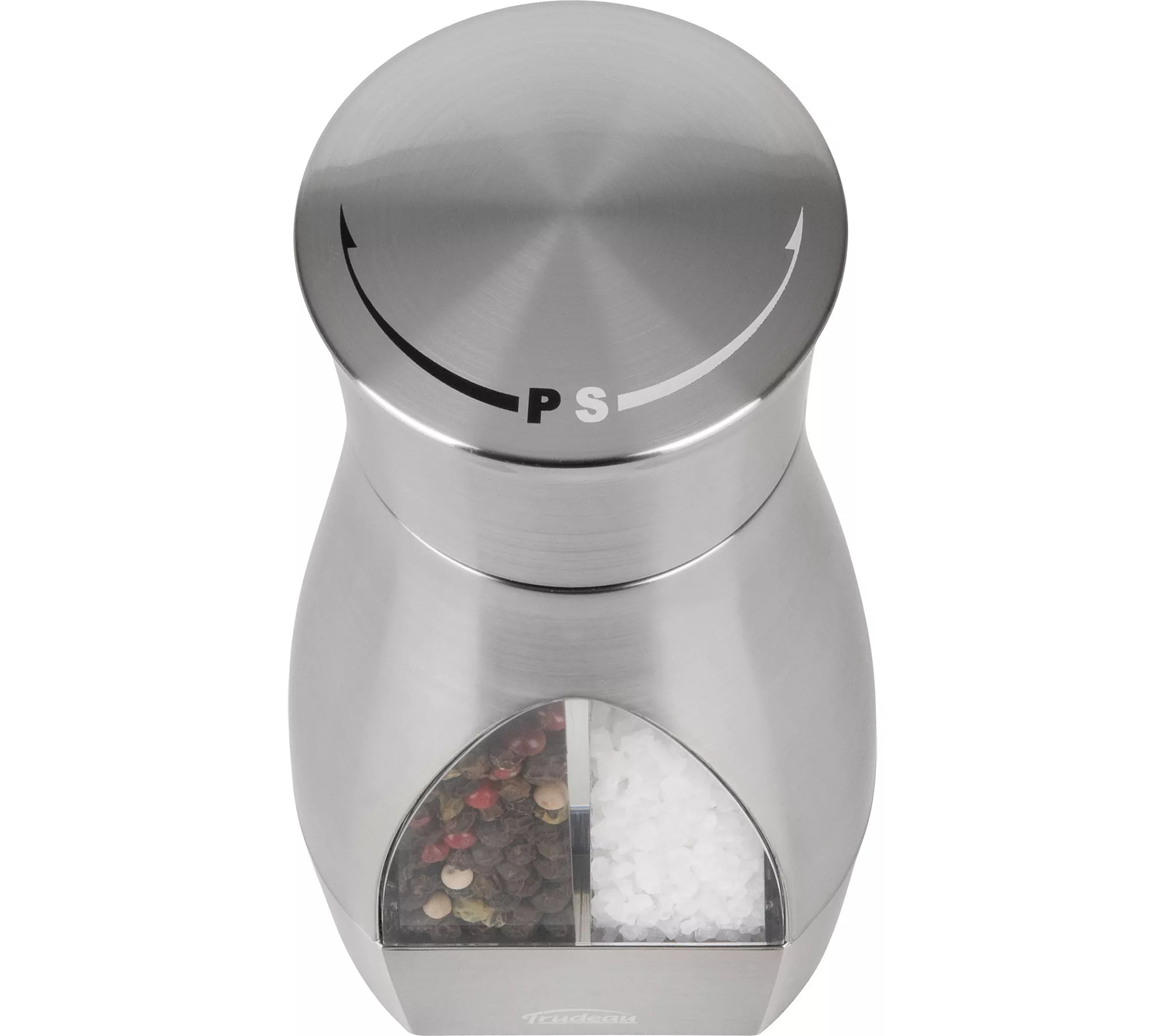 Trudeau Manual 2In1 Salt and Pepper Mill Combo Grinder